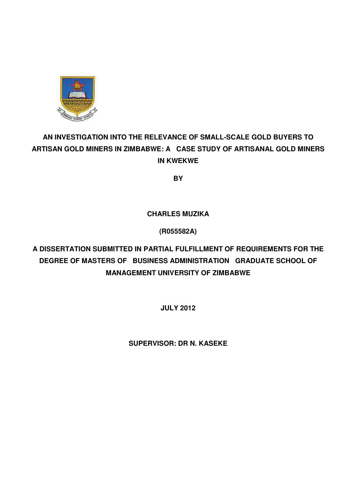 First page of An investigation into the relevance of s
