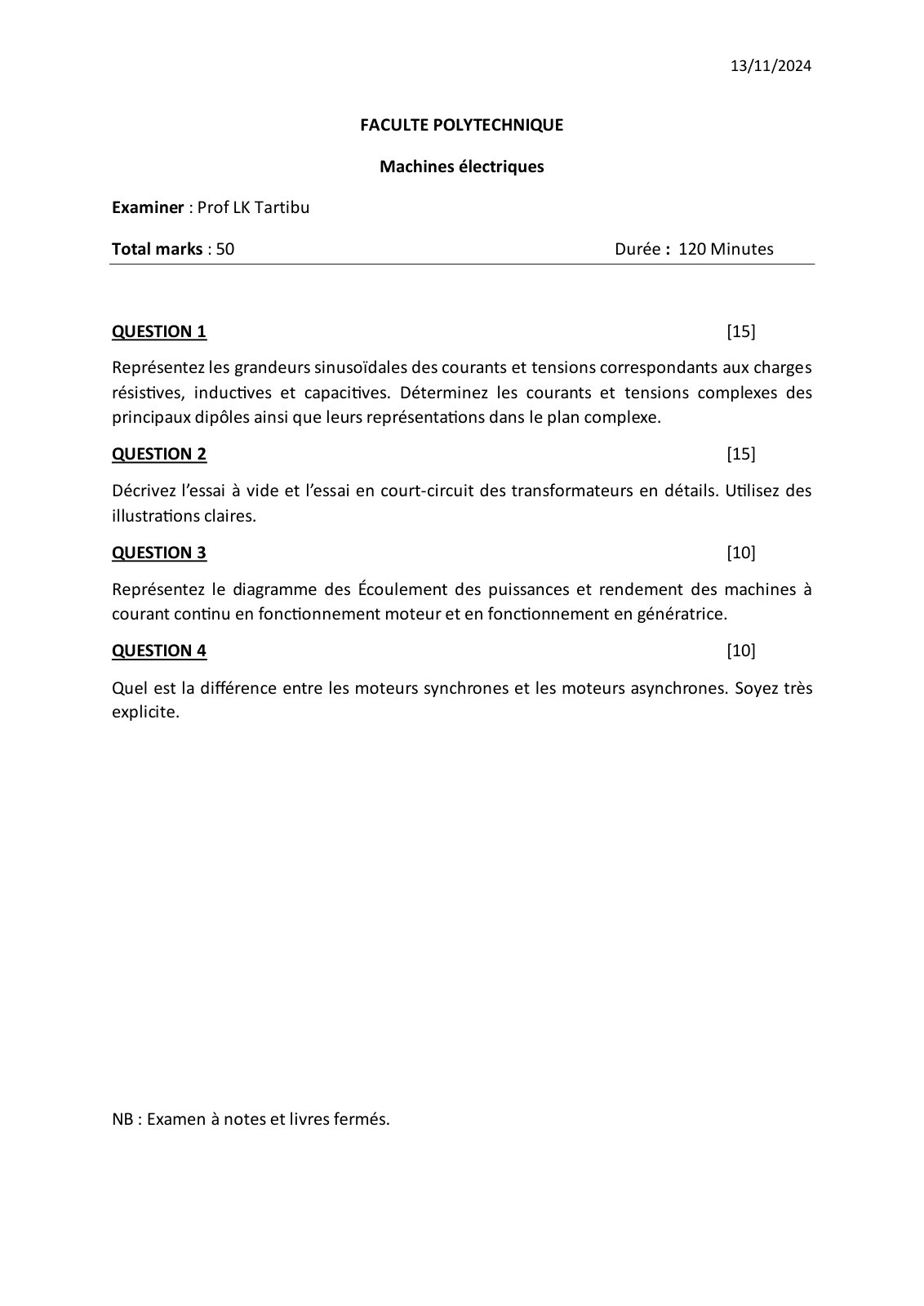First page of Exam 1 2024   Copy