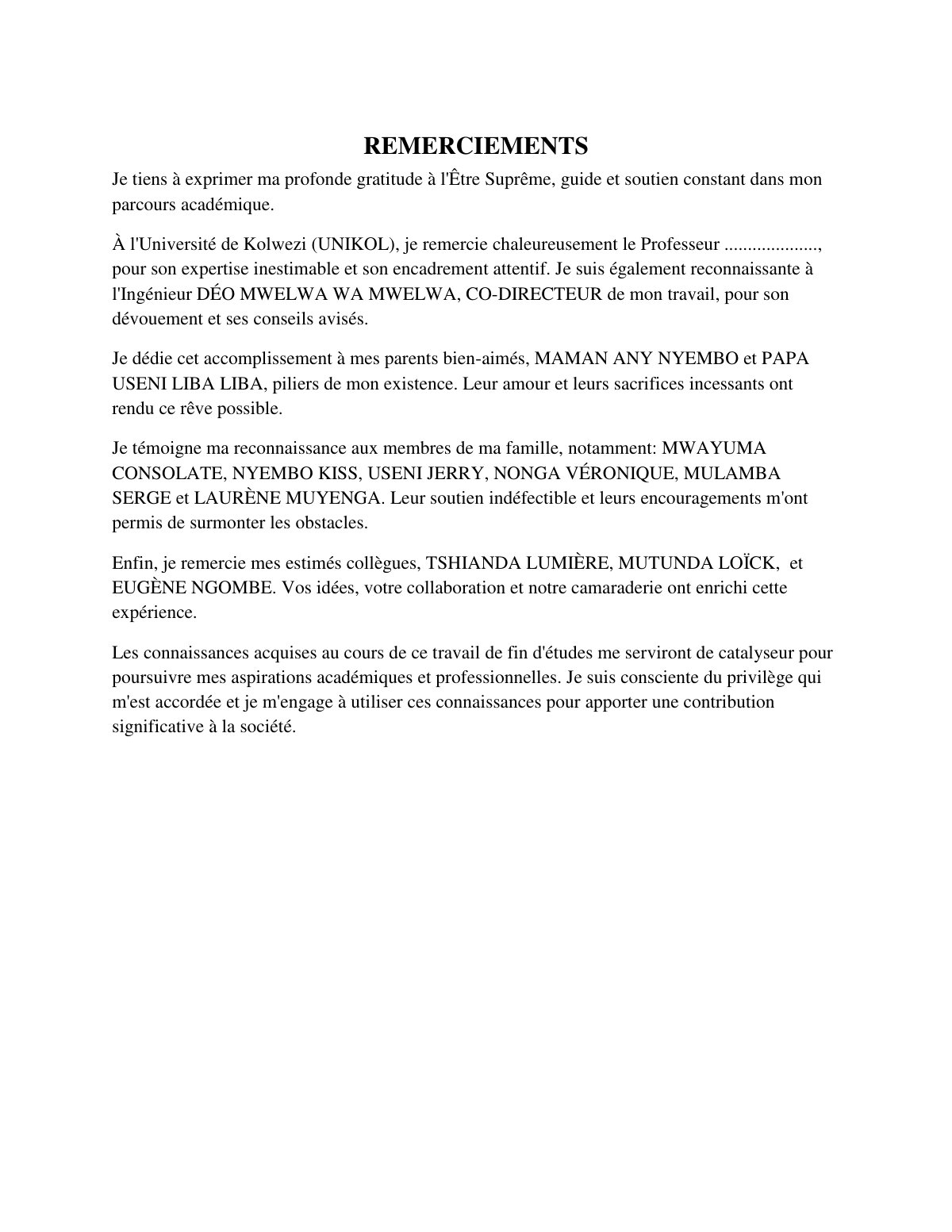 First page of Chapitre 1