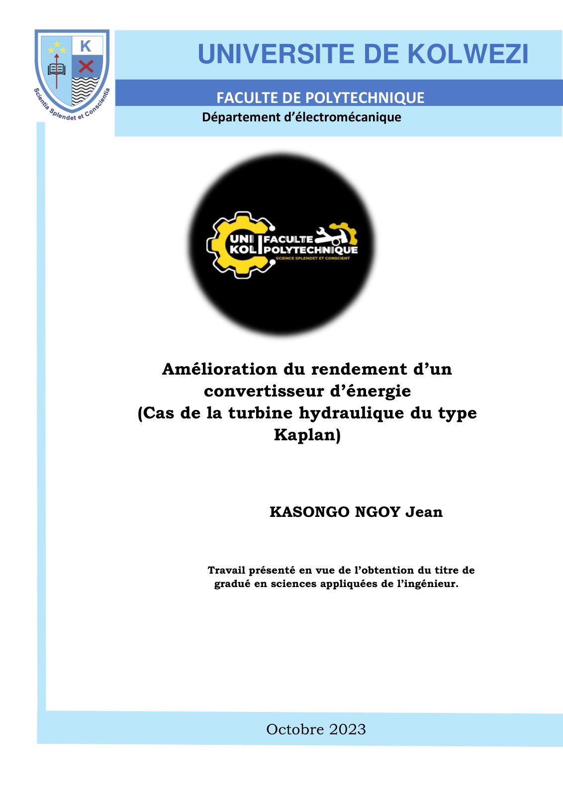 First page of KASONGO NGOY Jean TFC final 22 1