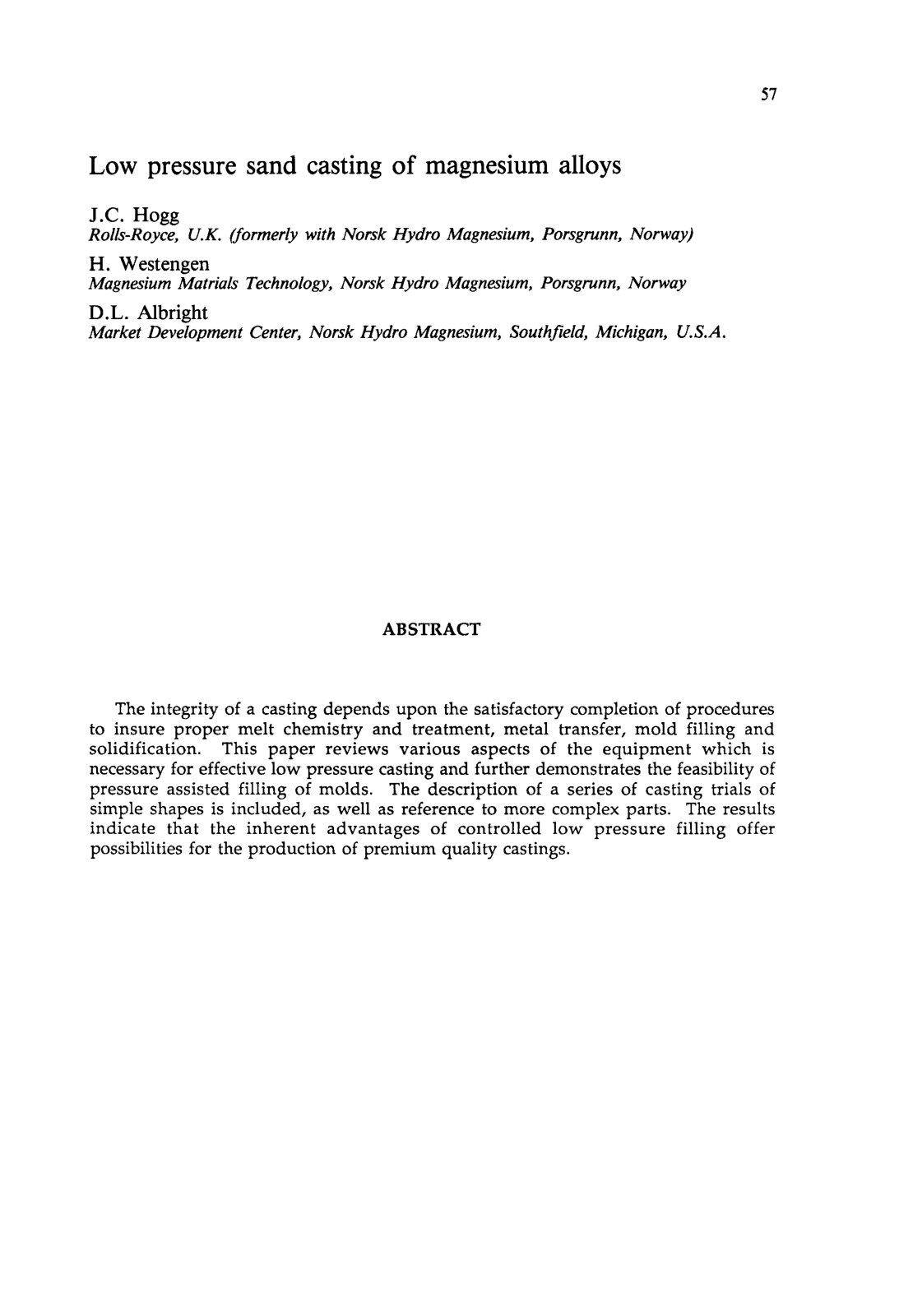 First page of Extraction refining and fabrication of l