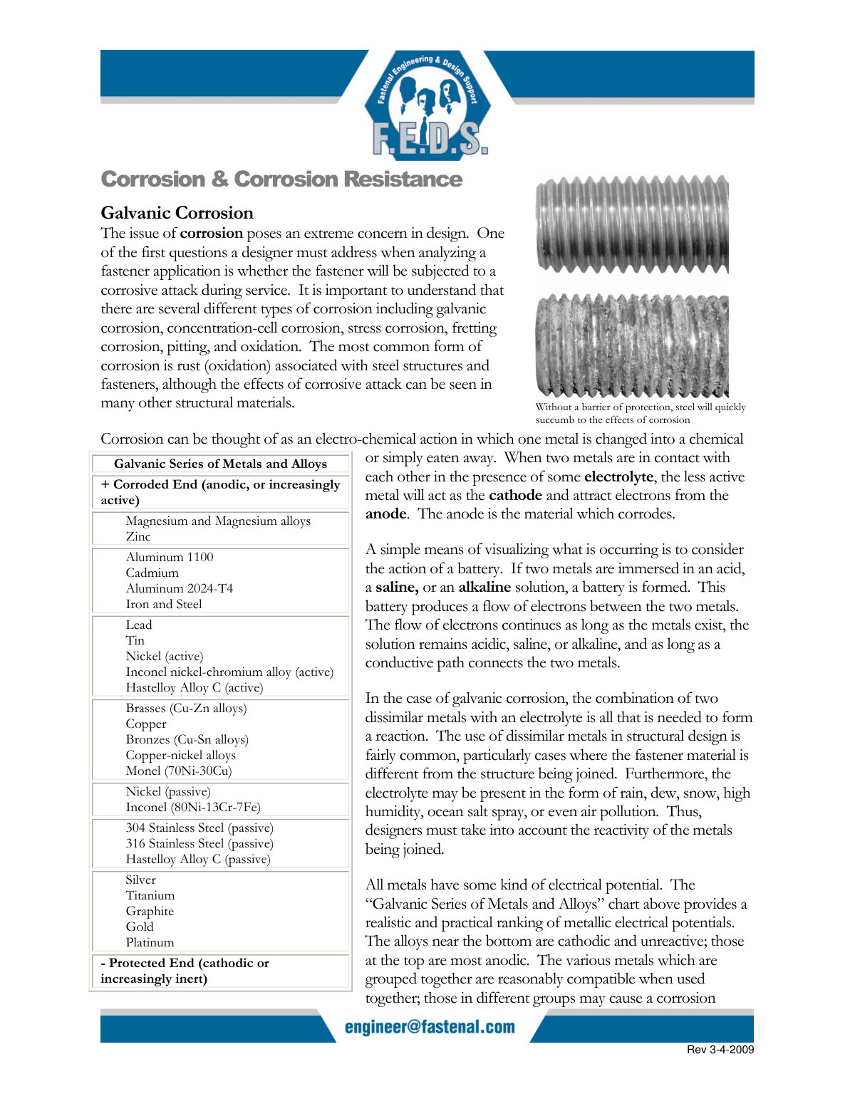 First page of Article   Corrosion