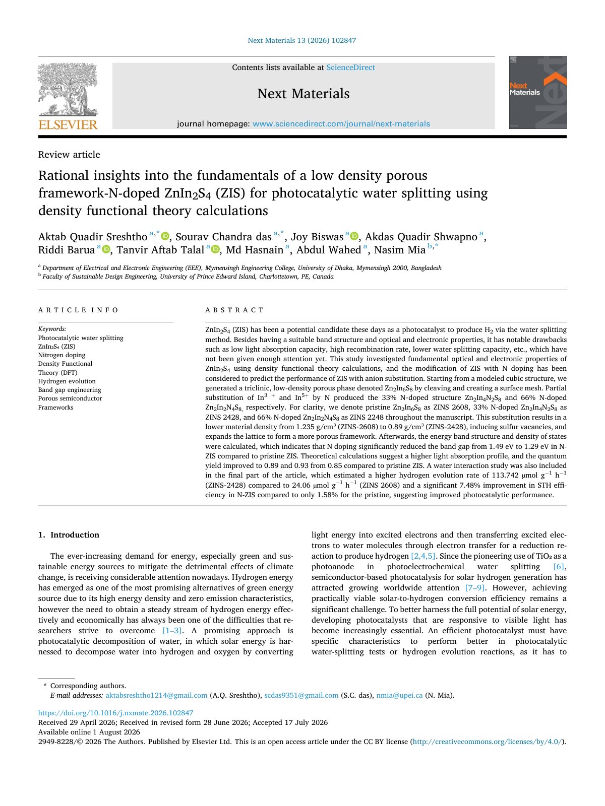 First page of Rational insights into the fundamentals of a low density porous f 2026 Next 