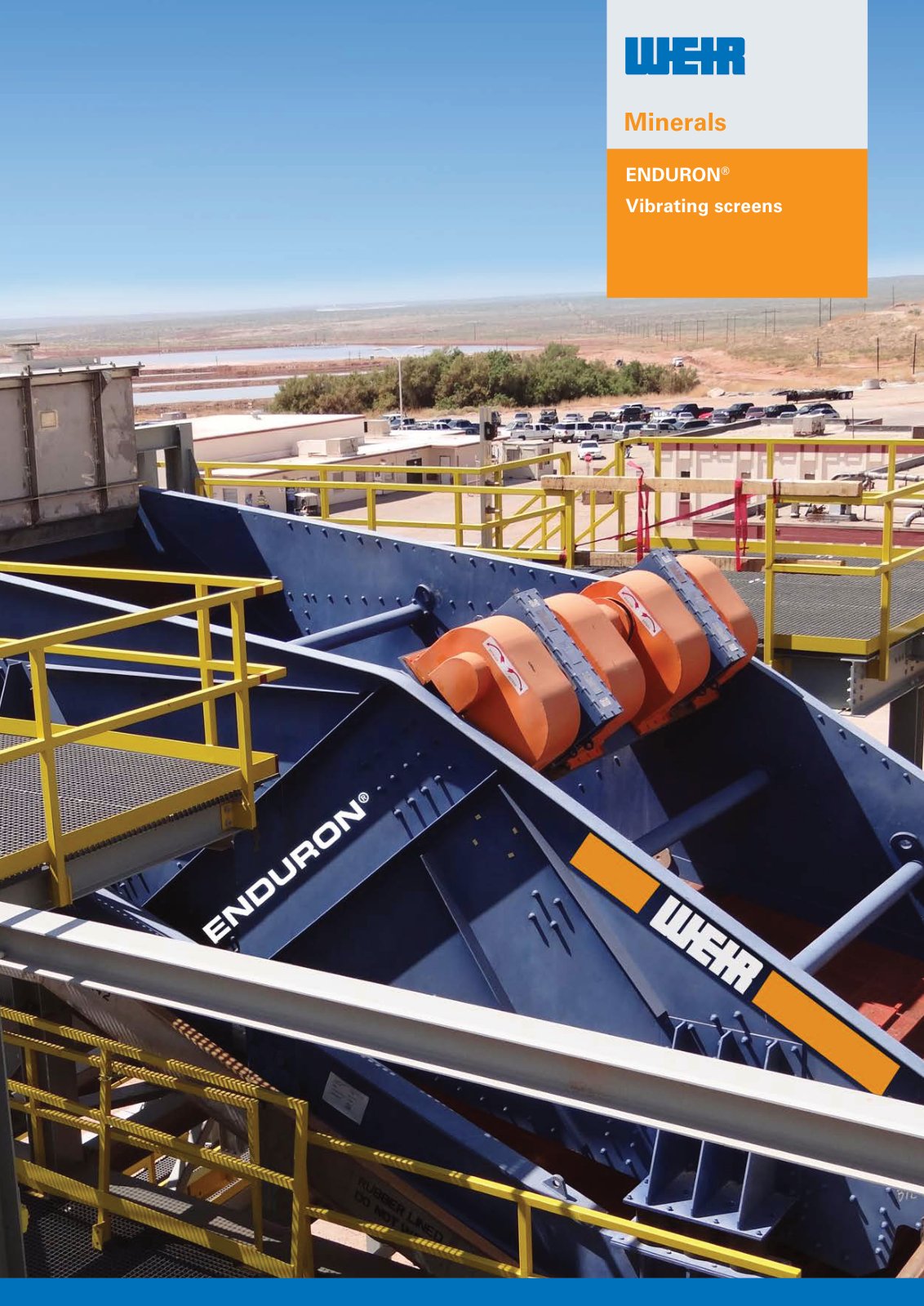 First page of AU0844 Enduron Vibrating Screens Brochure PREVIEW