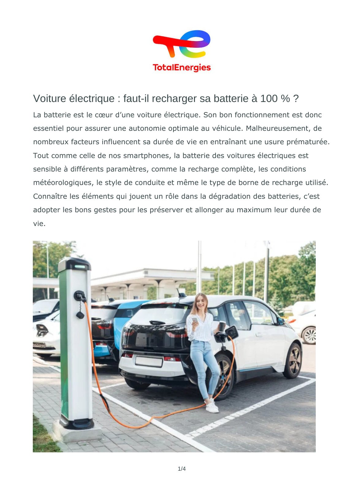 First page of charge batterie ve