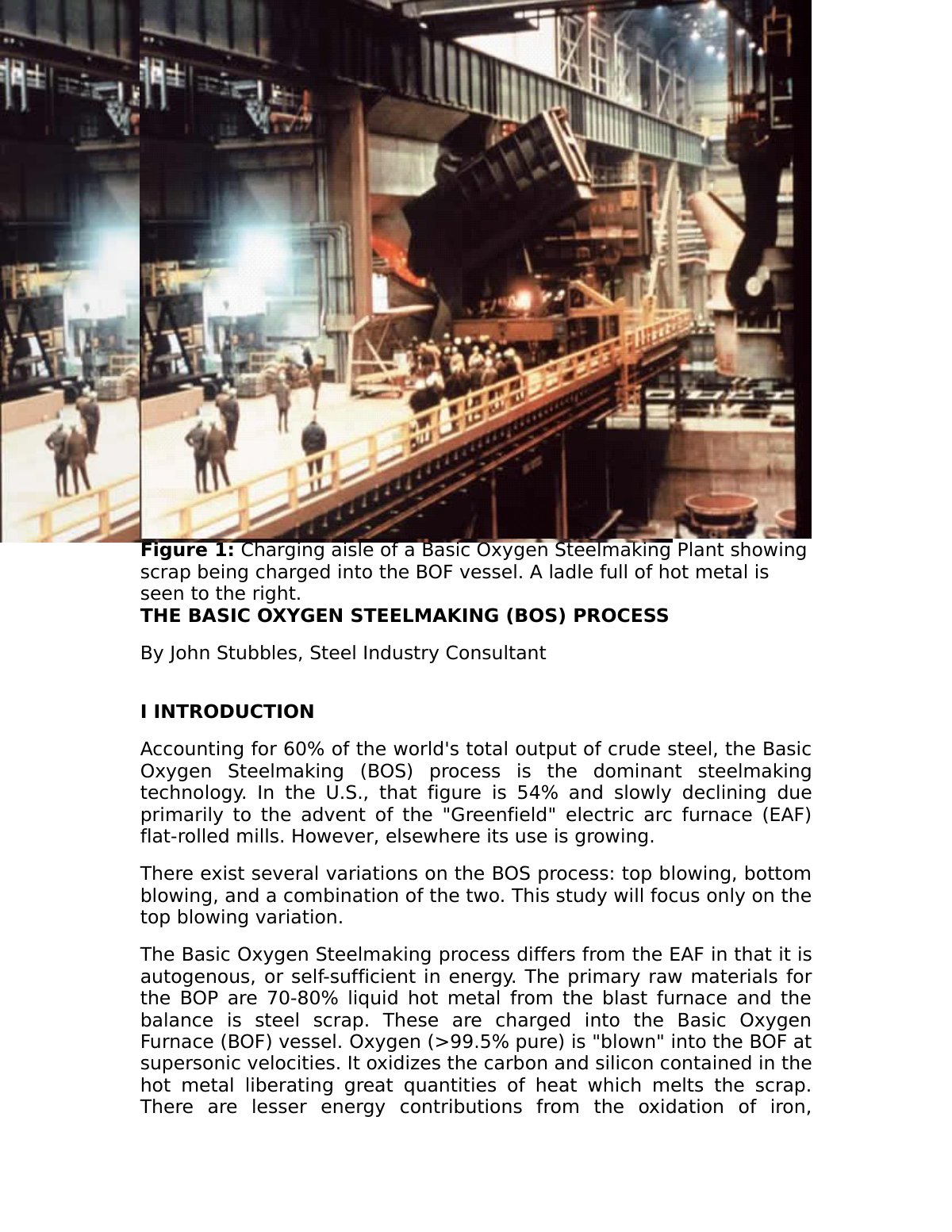 First page of 15508201 The Basic Oxygen Steelmaking