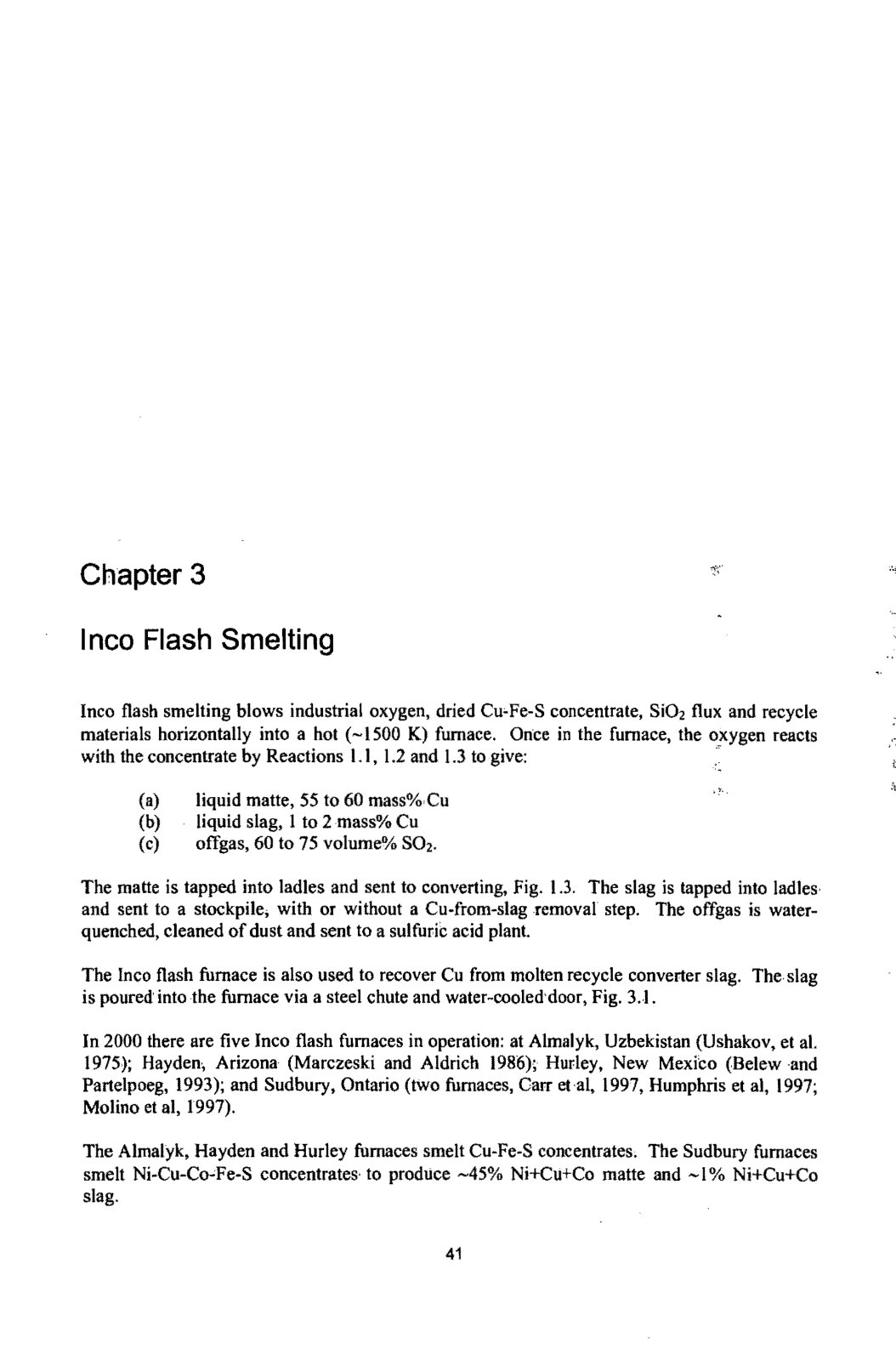 First page of Assimilation of the Oxygen Flash Smelting Process at the Almalyk Plant