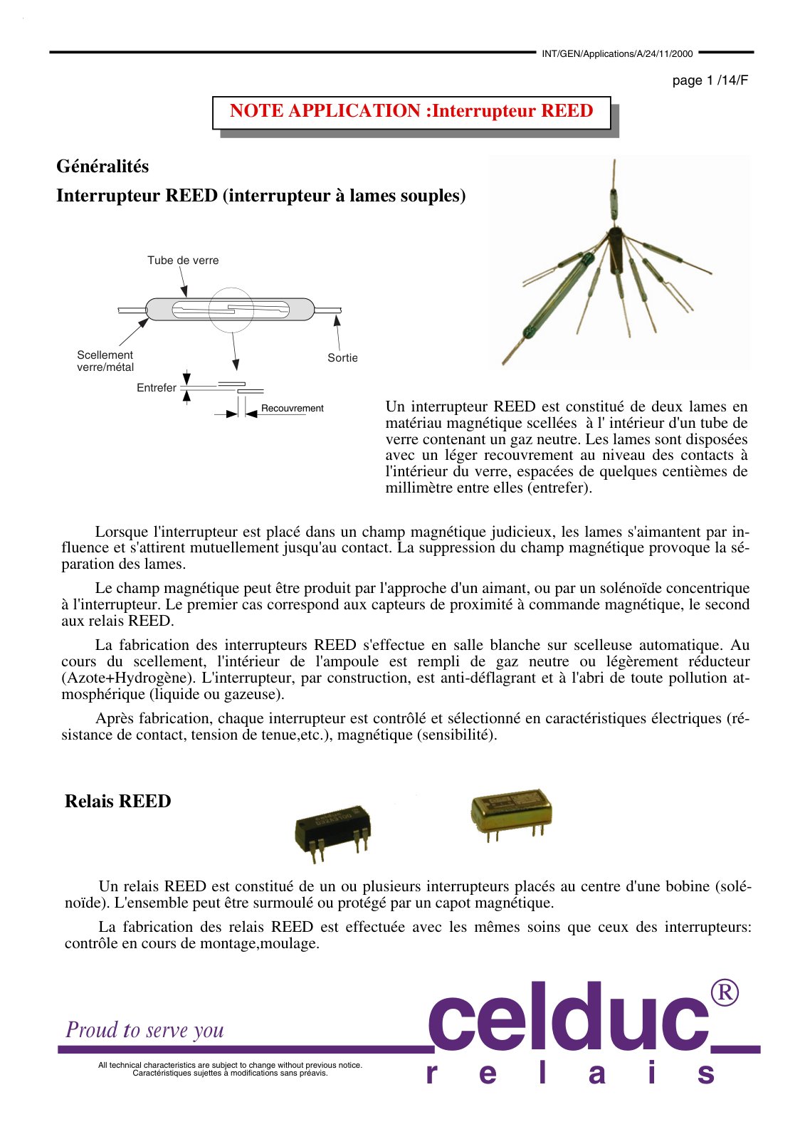 First page of interrupteur ils