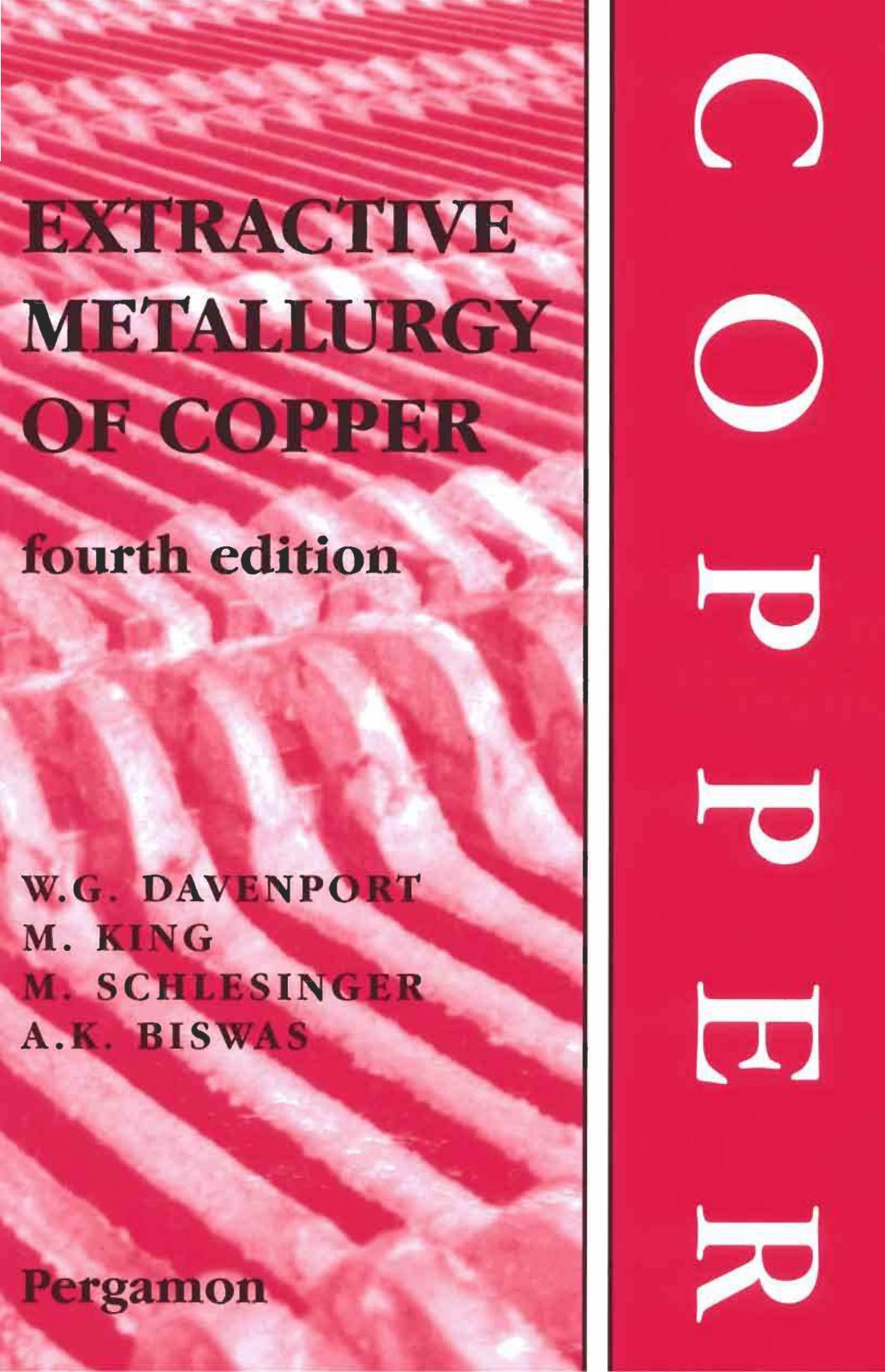 First page of Extractive Metallurgy of Copper G W DAVE