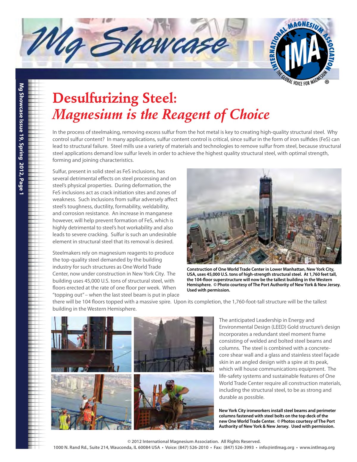 First page of MgShowcase spring2012 web