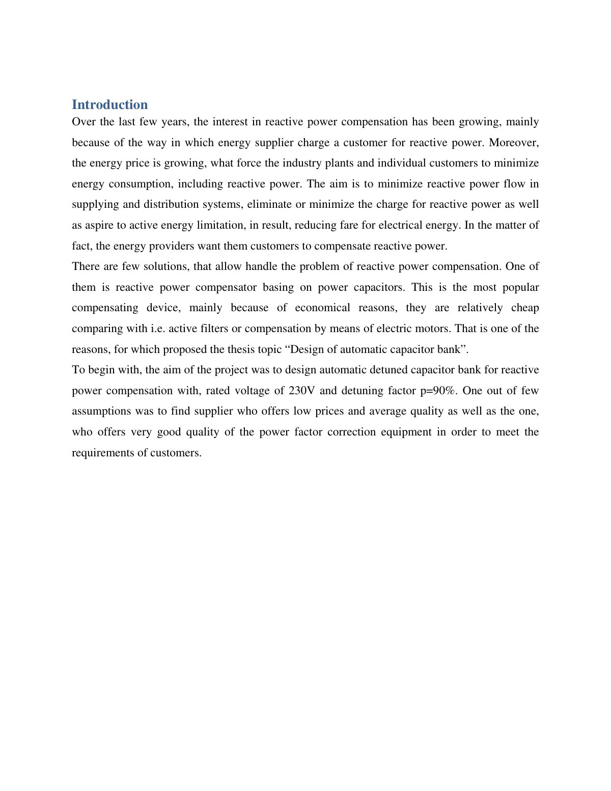 First page of Power factor