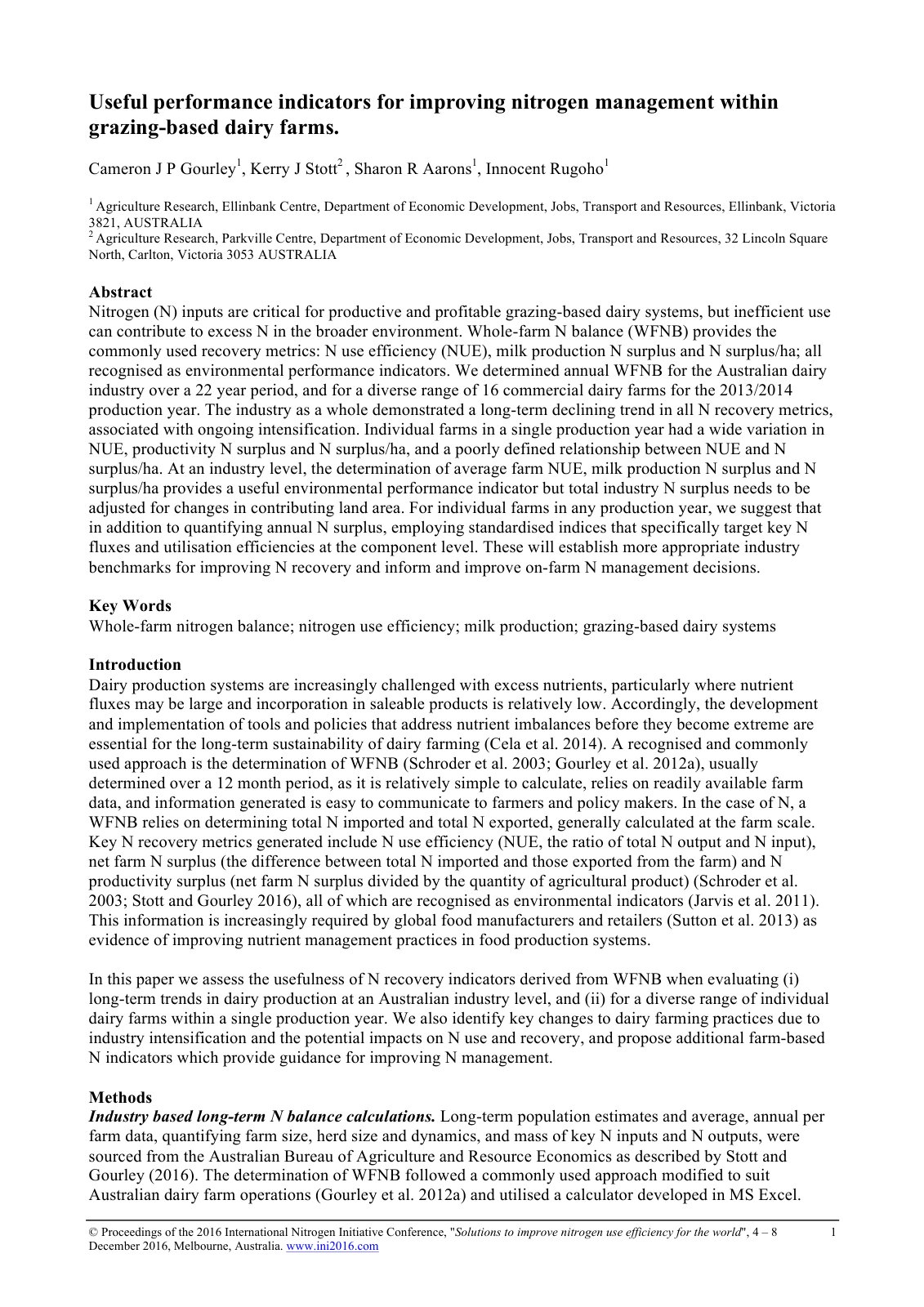 First page of Useful performance indicators for improv