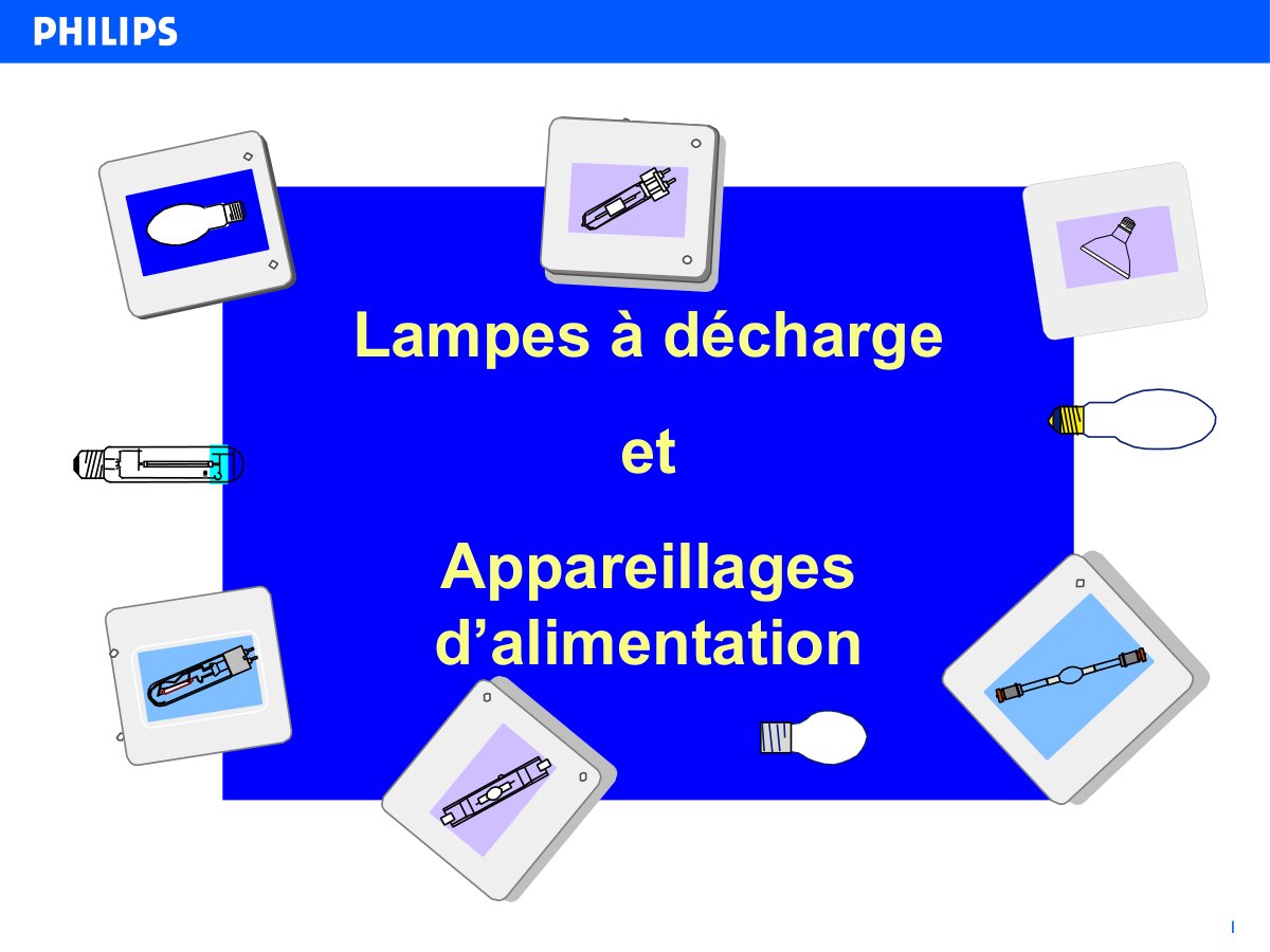 First page of lampes a decharge