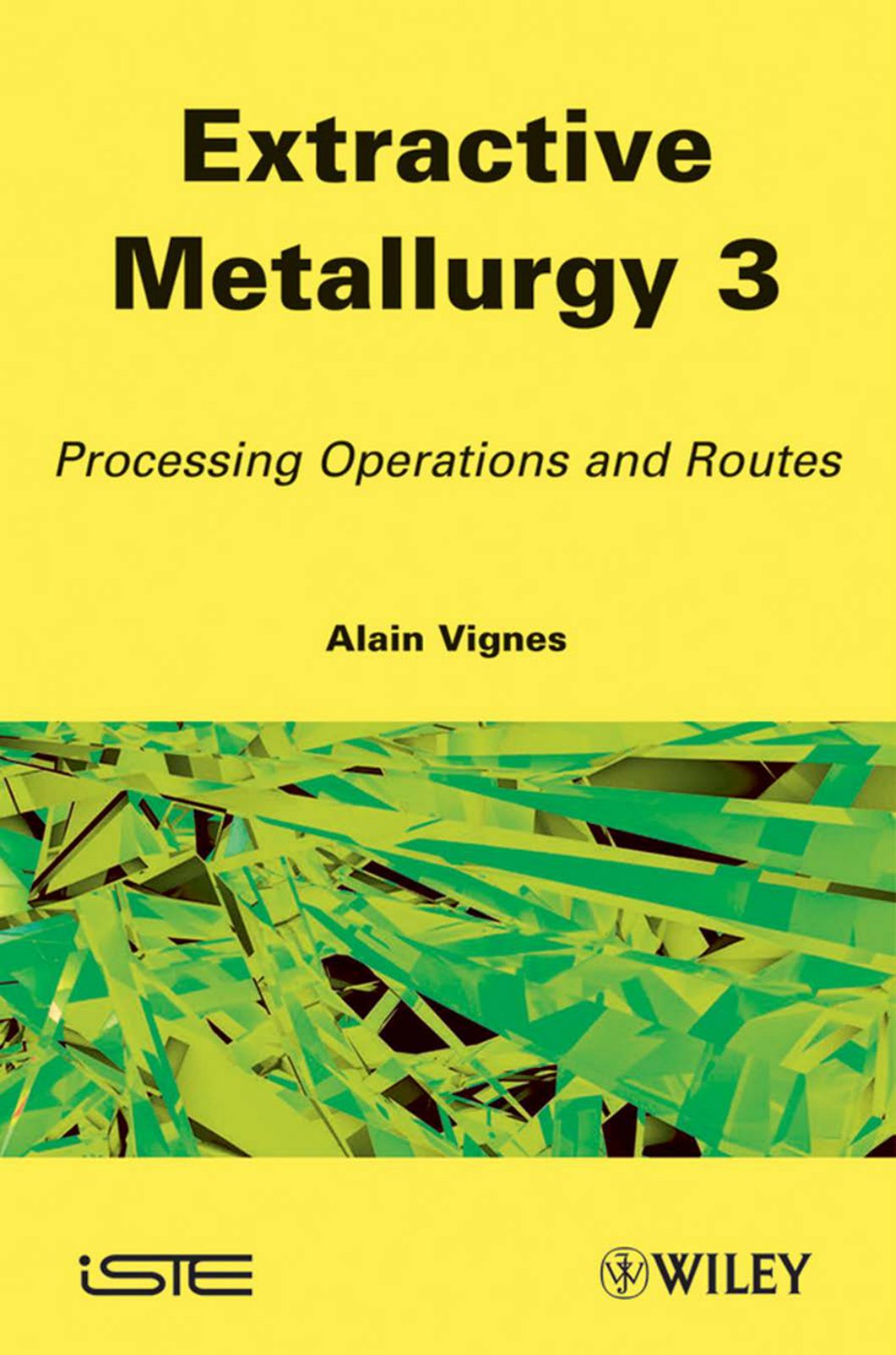 First page of Extractive Metallurgy 3   Processing Operations and Routes    Alain Vignes    ( WeLib.org )