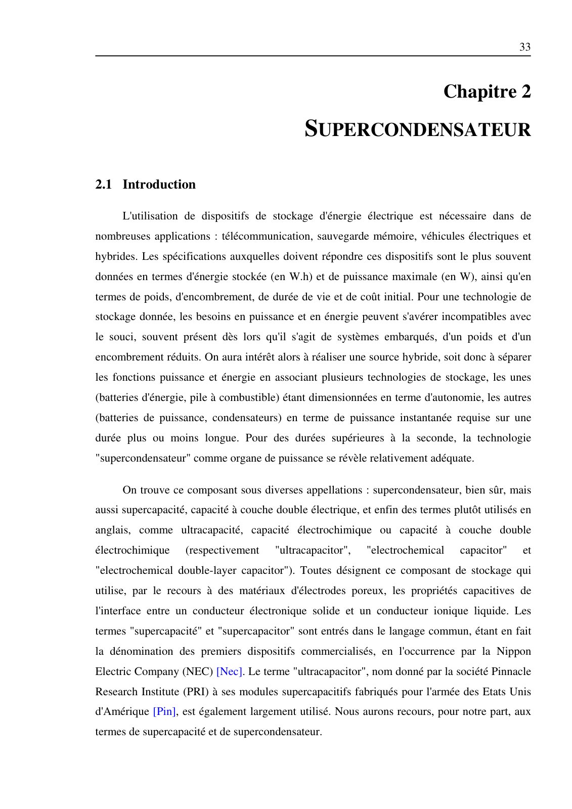 First page of Supercondensateur