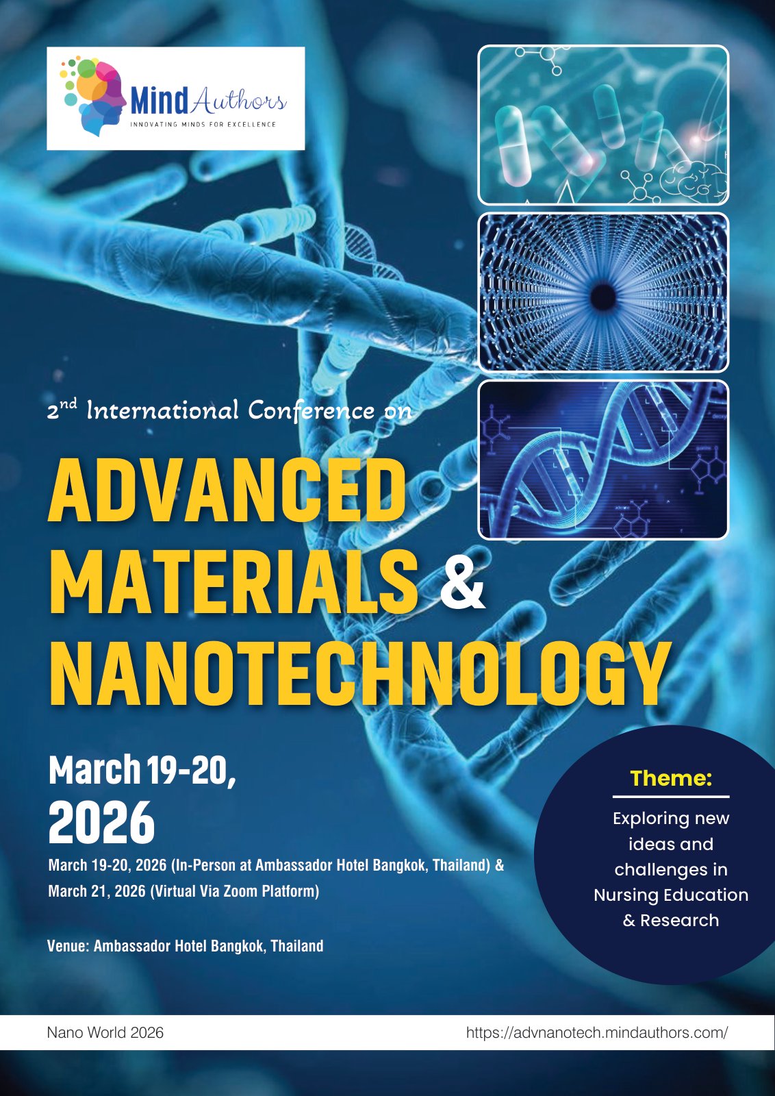 First page of Nano World 2026 Agenda 2
