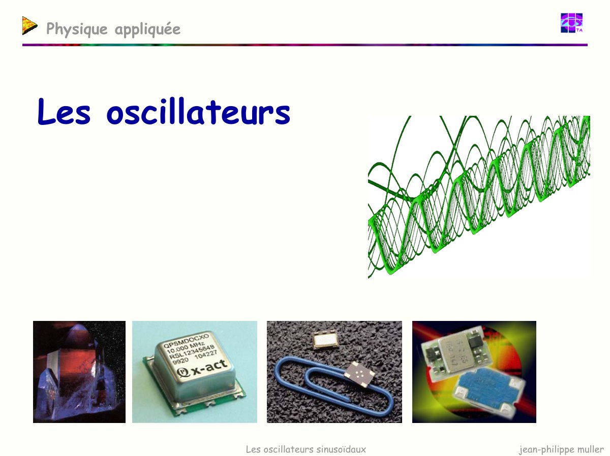 First page of oscillateurs