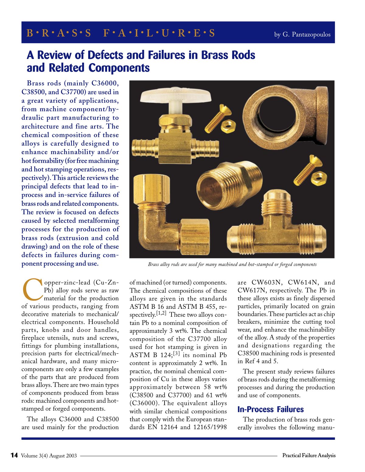 First page of A Review of Defects and Failures in Bras