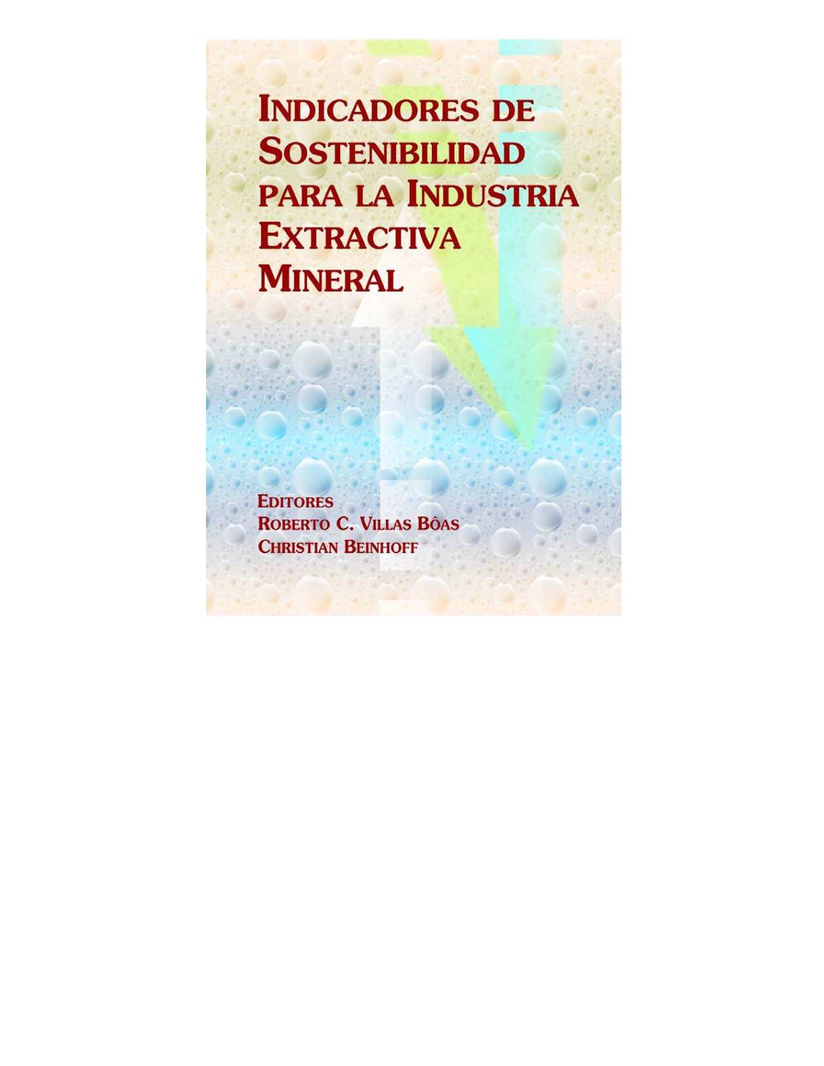 First page of INDICADORES DE SUSTENTABILIDAD PARA LA I