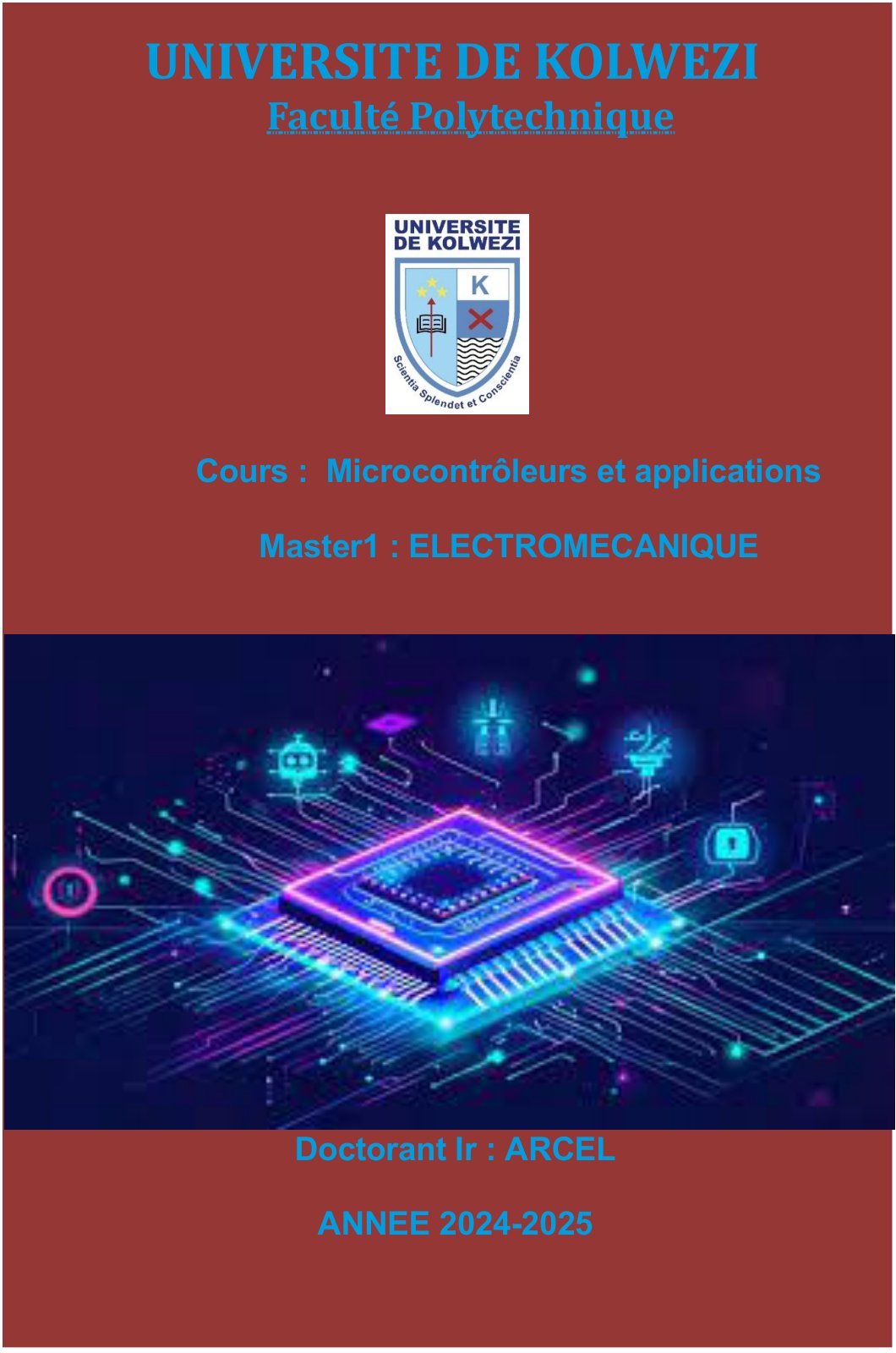 First page of partie1 microcontrolleurs master1