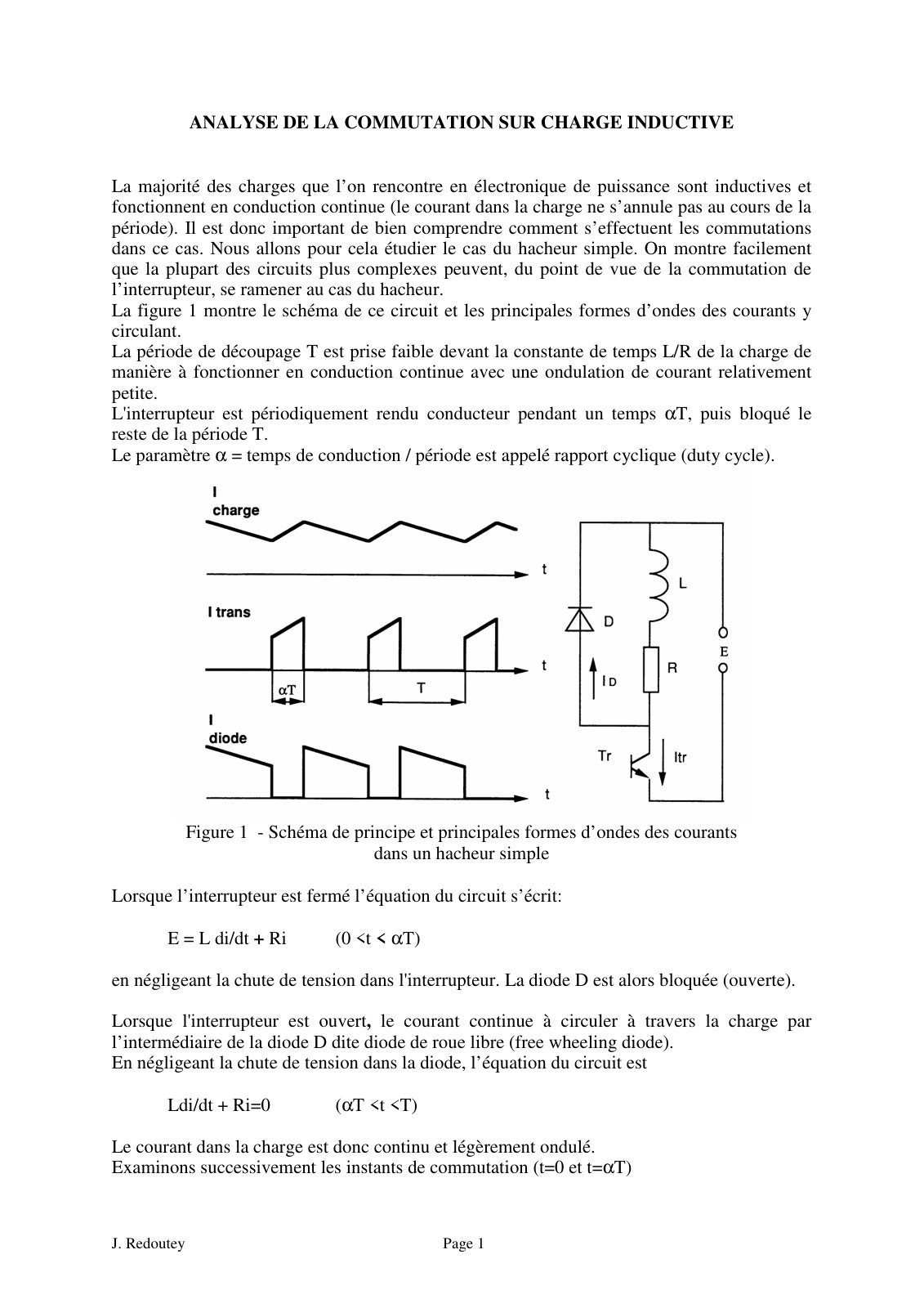 First page of commutation