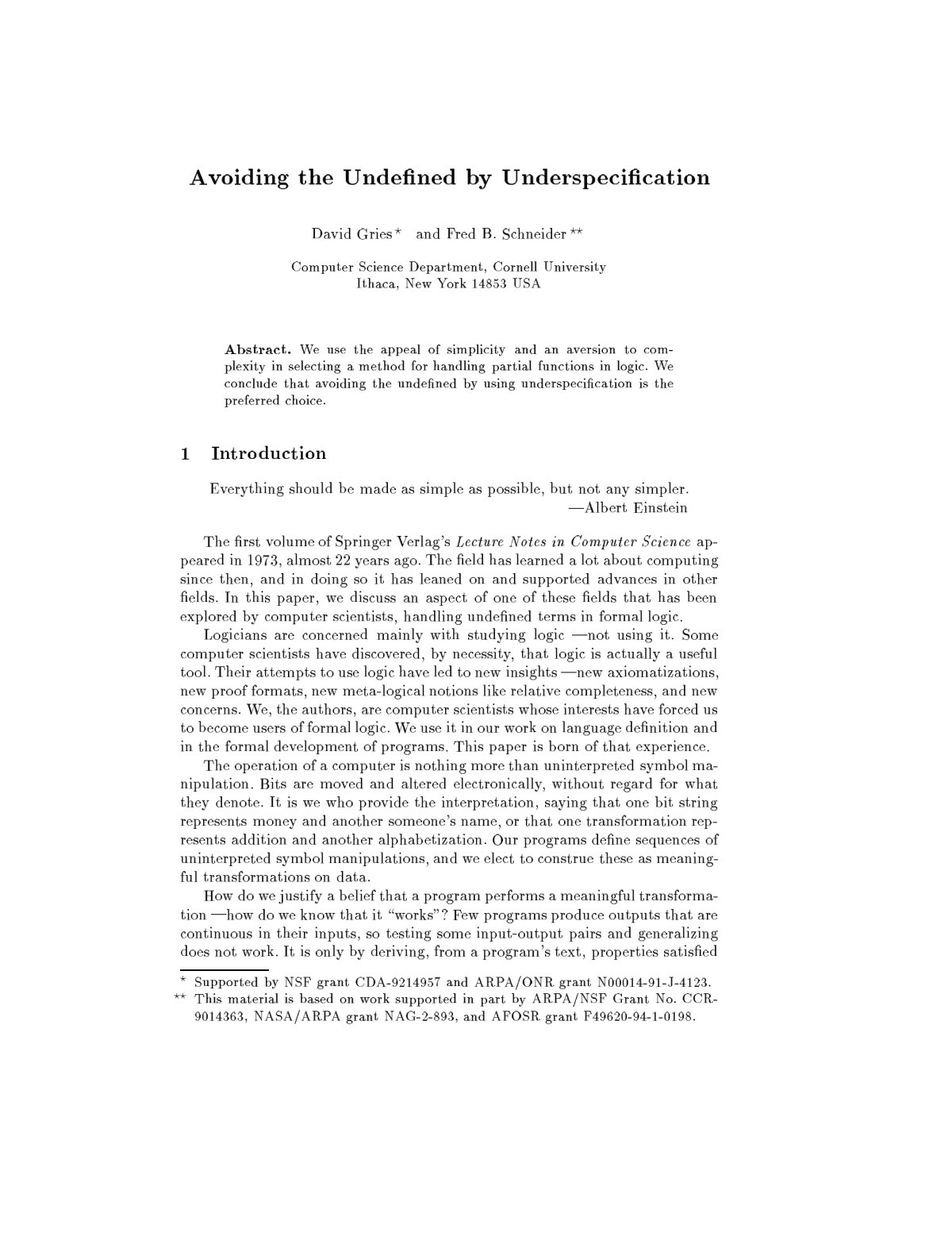 First page of Example Title