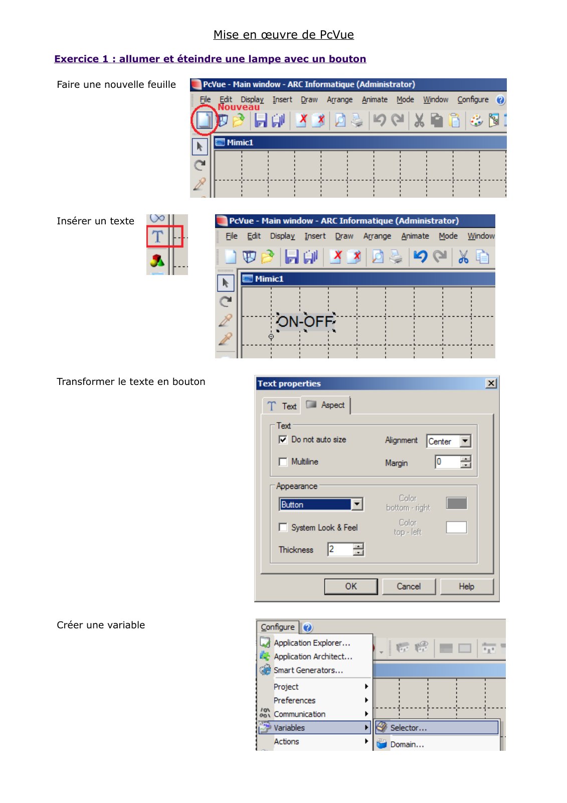 First page of mise oeuvre pcvue (1)