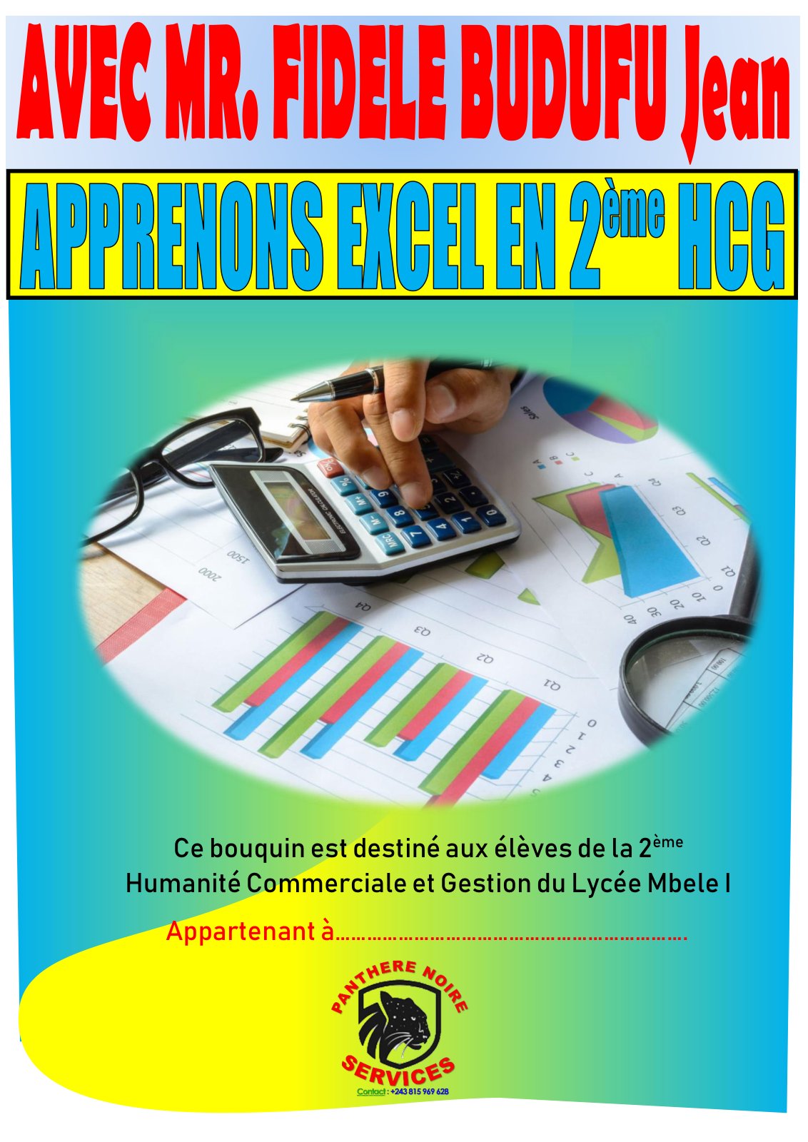 First page of INFORMATIQUE 2 HCG