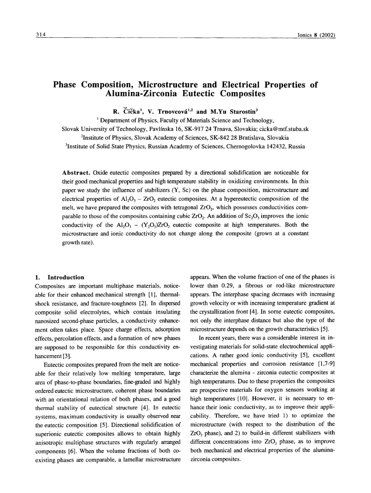First page of Phase composition microstructure and ele