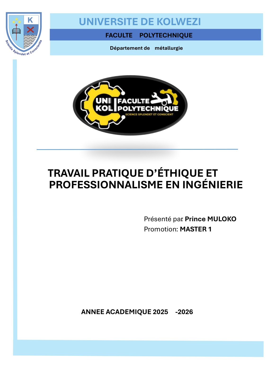 First page of TP 2 Muloko