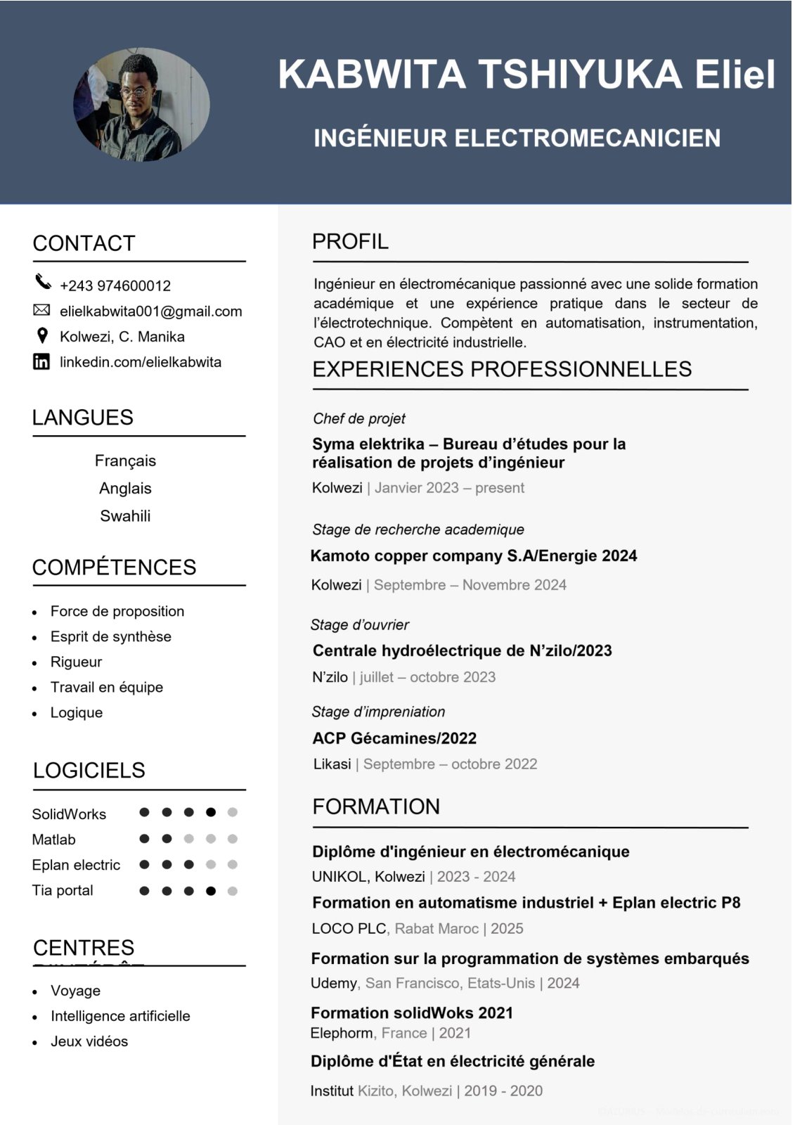 First page of TP 1 Ethique et professionnalisation en ingenierie