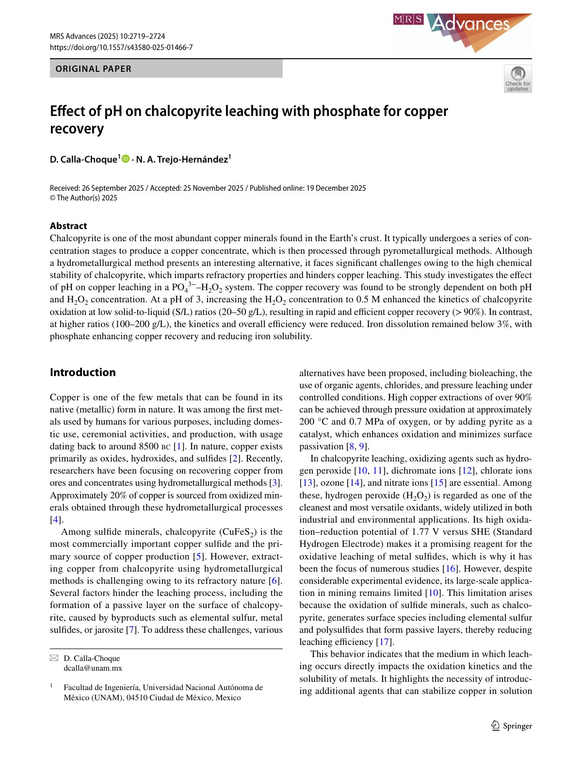 First page of 2025   Calla Choque   Phosphate Leaching of Chalcopyrite