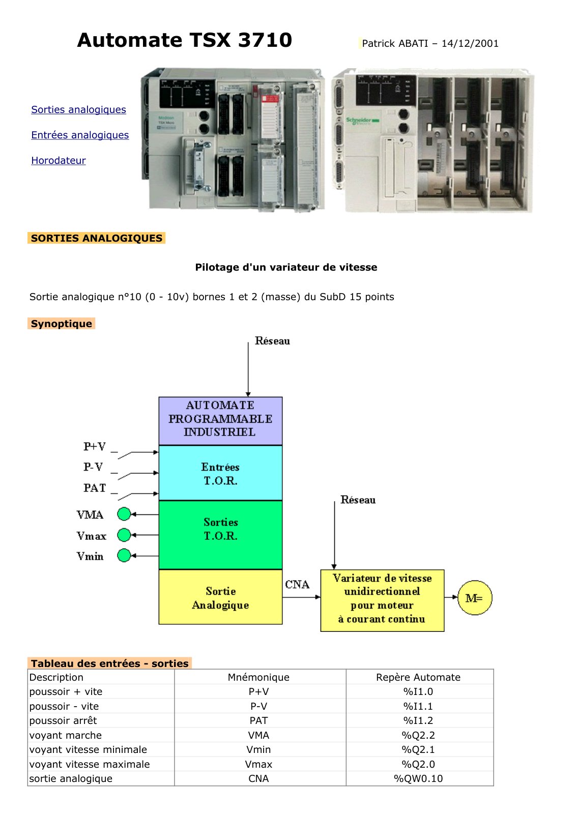 First page of tsx3710