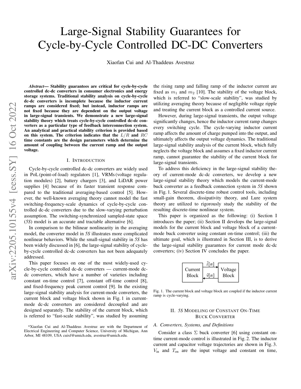 First page of Large-Signal Stability Guarantees for