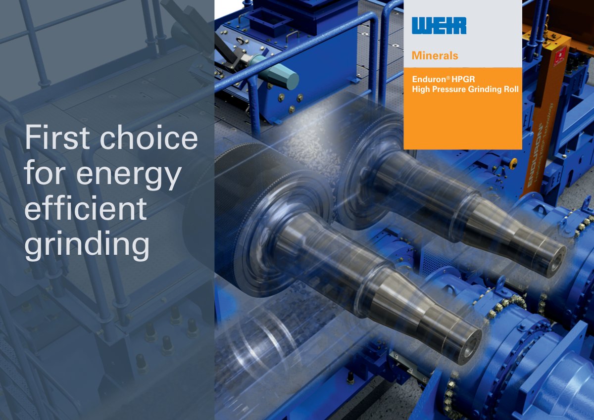 First page of Weir brochure Enduron HPGR A4 landscape APAC PREVIEW