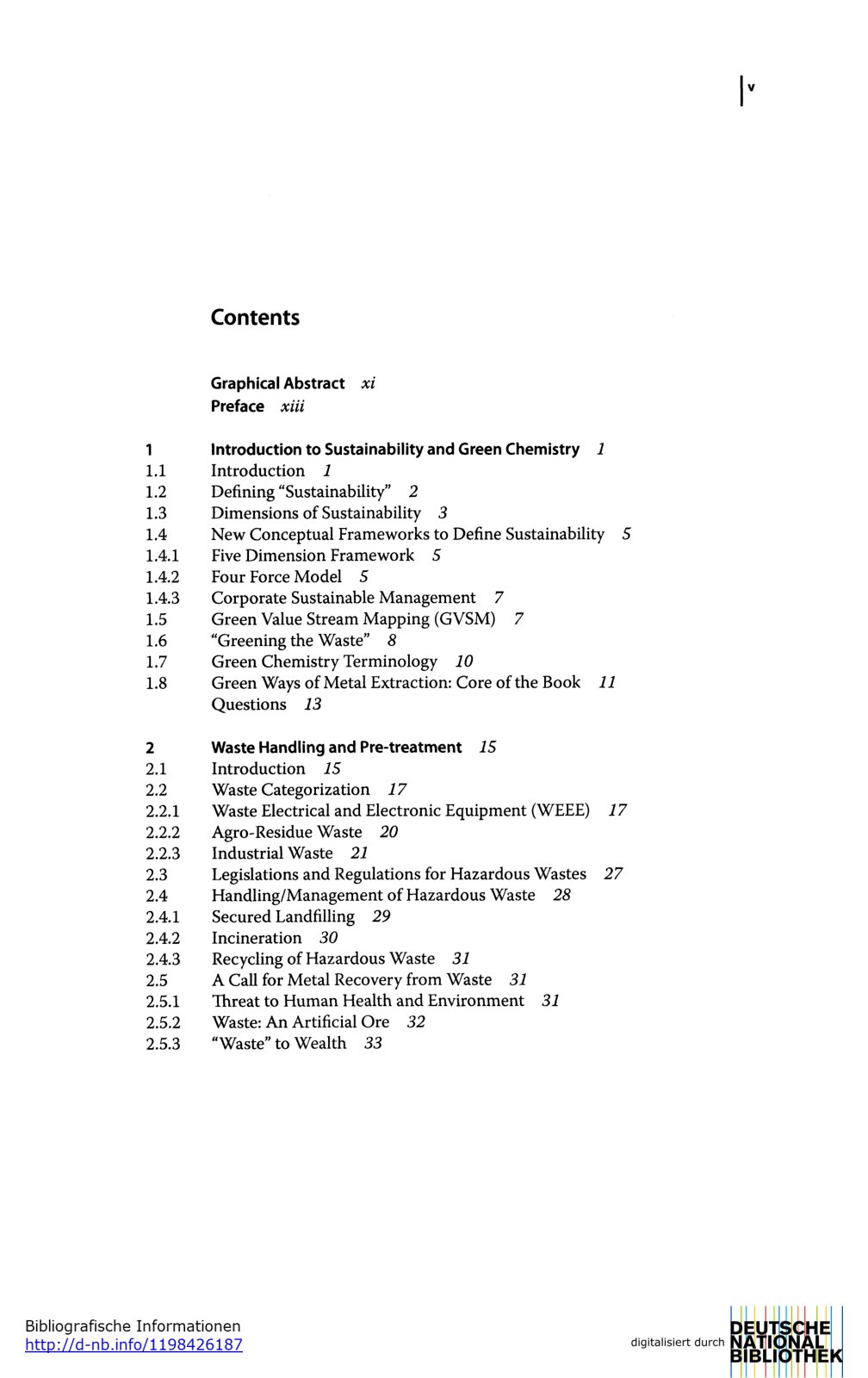 First page of Sustainable Metal Extraction from Waste