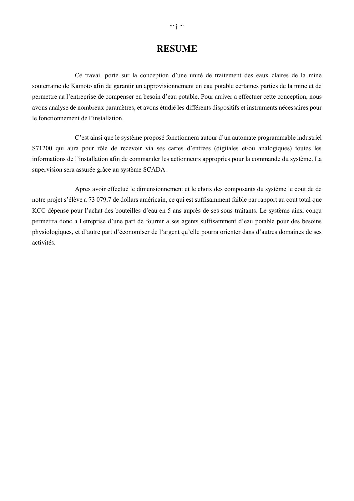 First page of 2022 2023 TFE ELM ILUNGA OMOYI MICHAELLE
