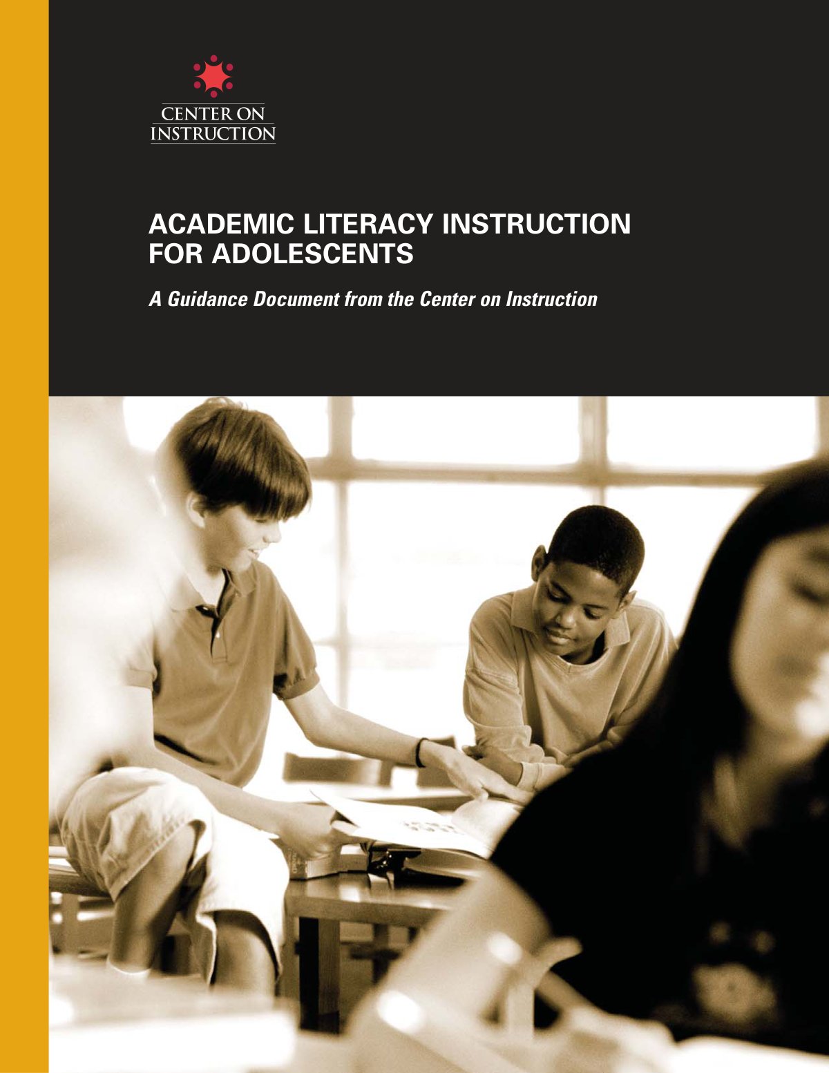 First page of D Academic literacy instruction for adol