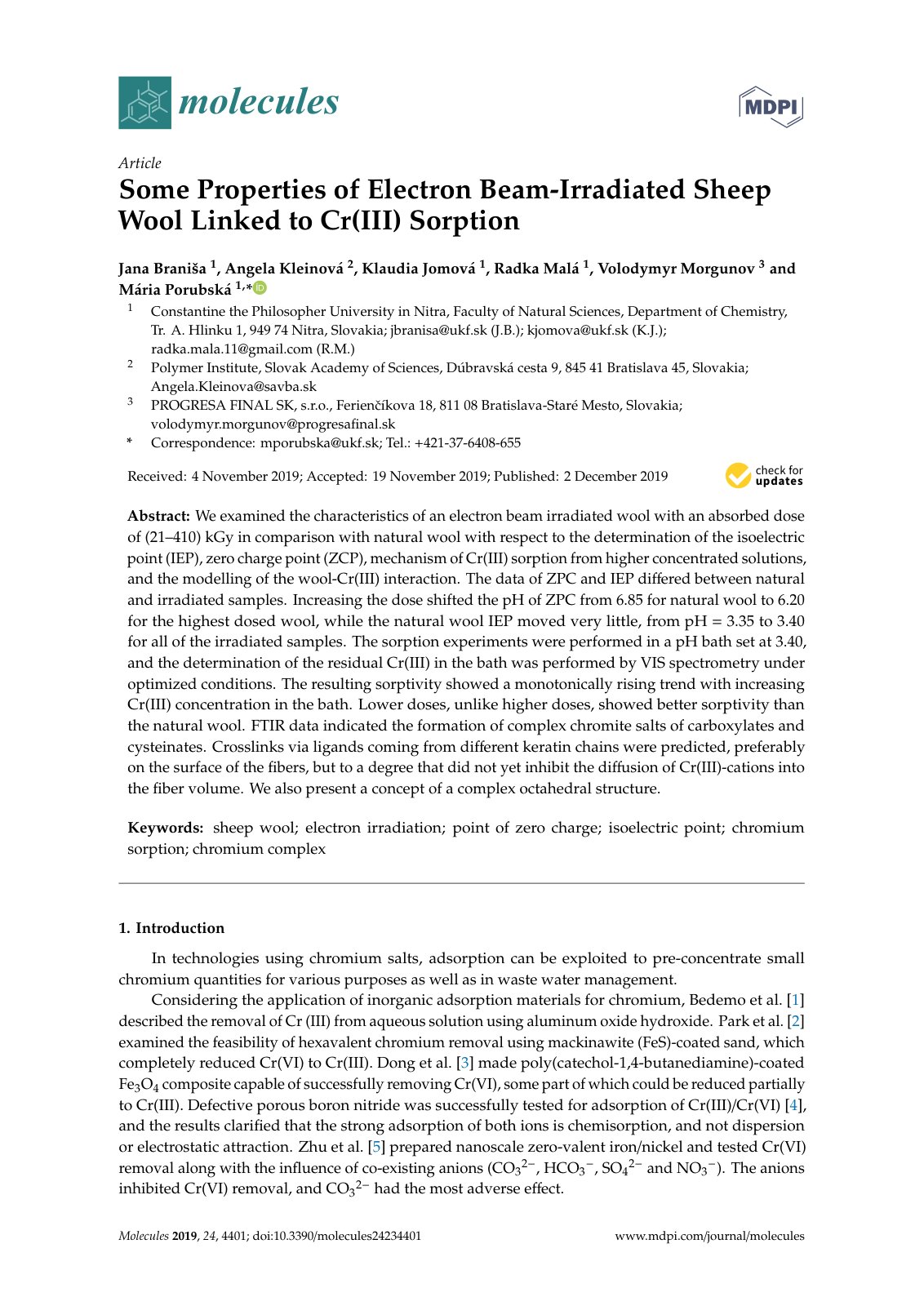 First page of Some Properties of Electron Beam Irradia (1)