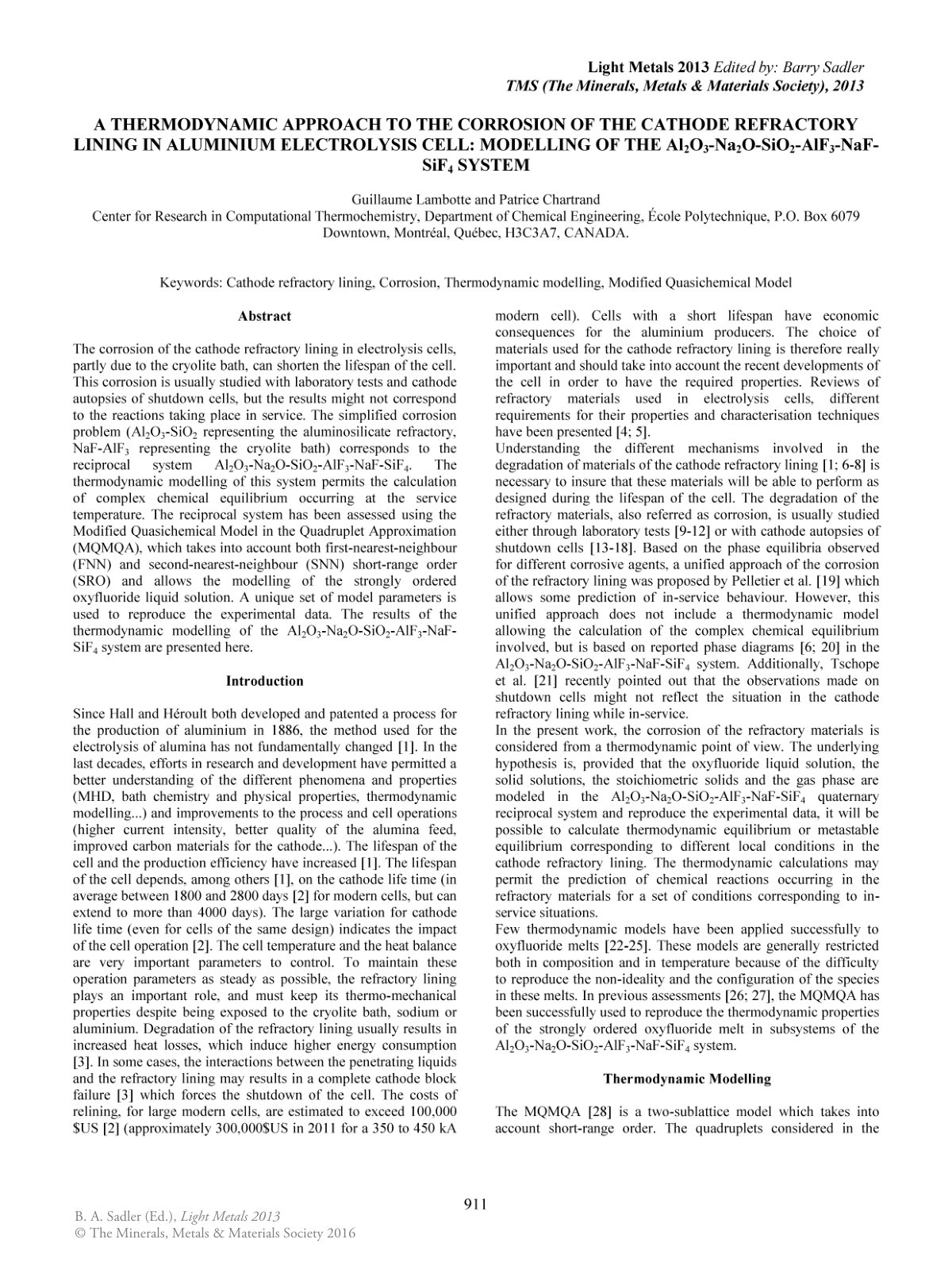 First page of A Thermodynamic Approach to the Corrosio