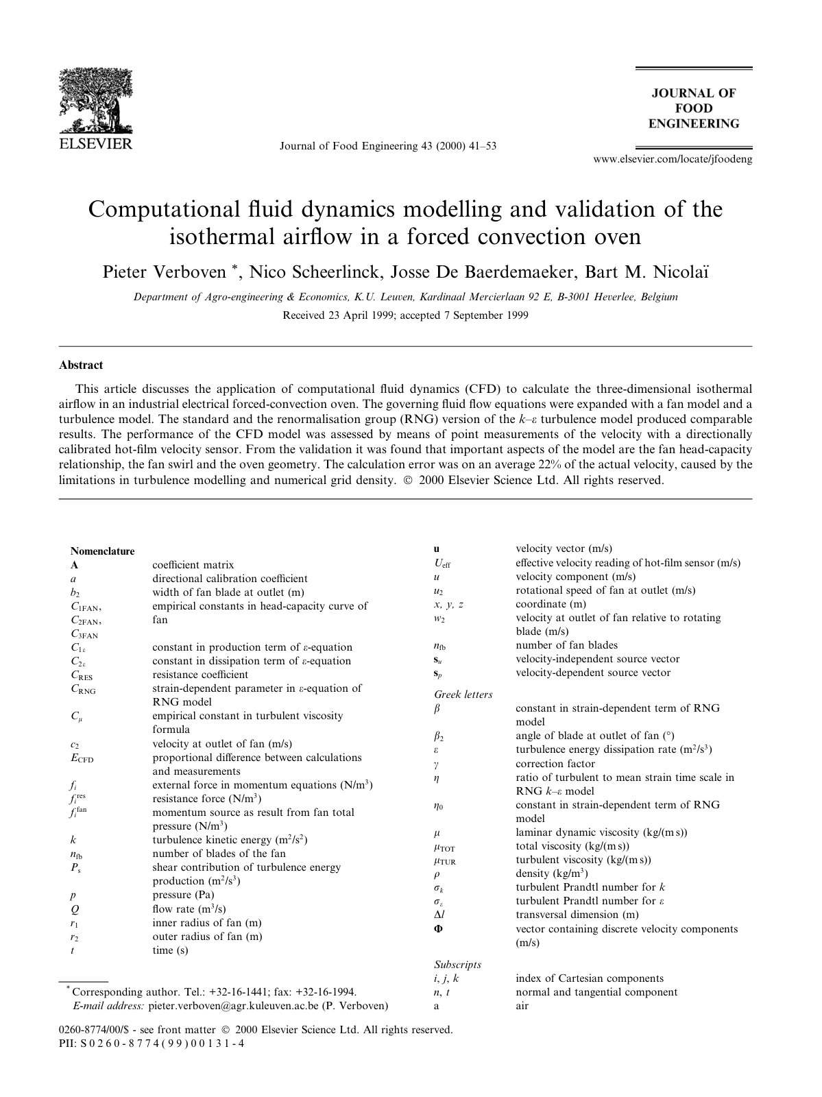 First page of Computational fluid dynamics modelling a