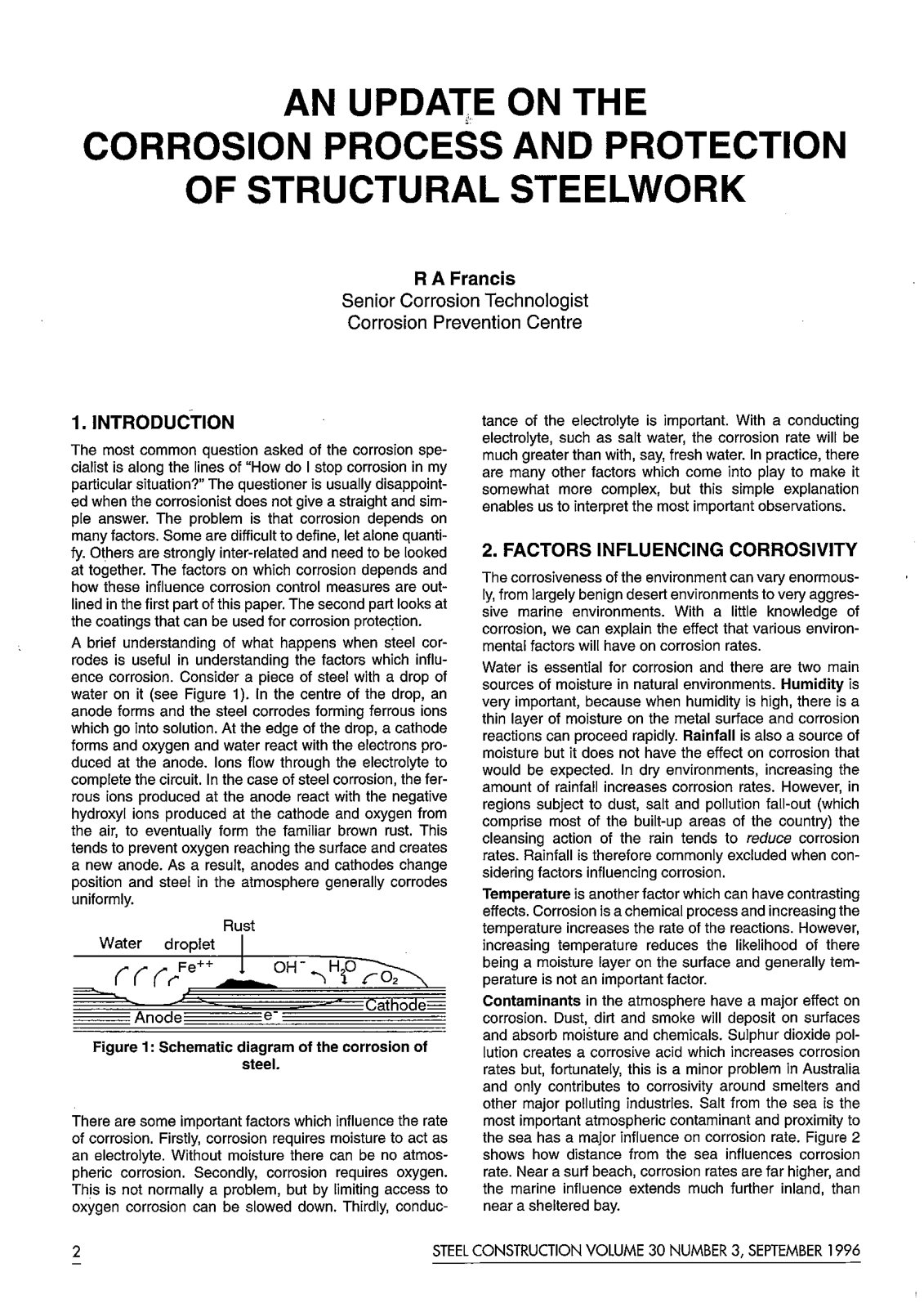 First page of An Update on the Corrosion Process and P