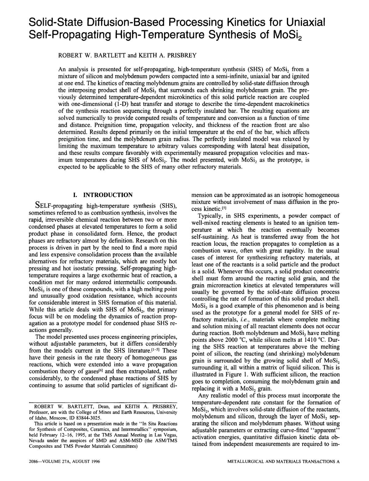First page of Solid state diffusion based processing k