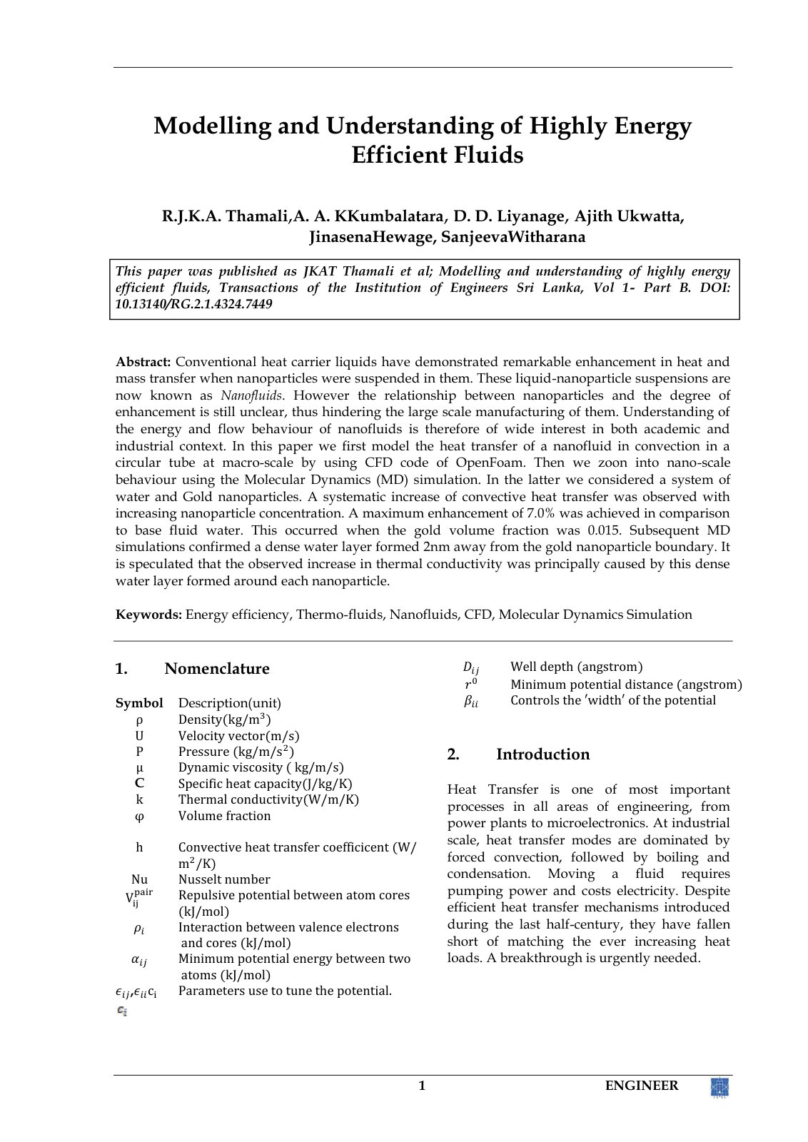 First page of ENGINEER