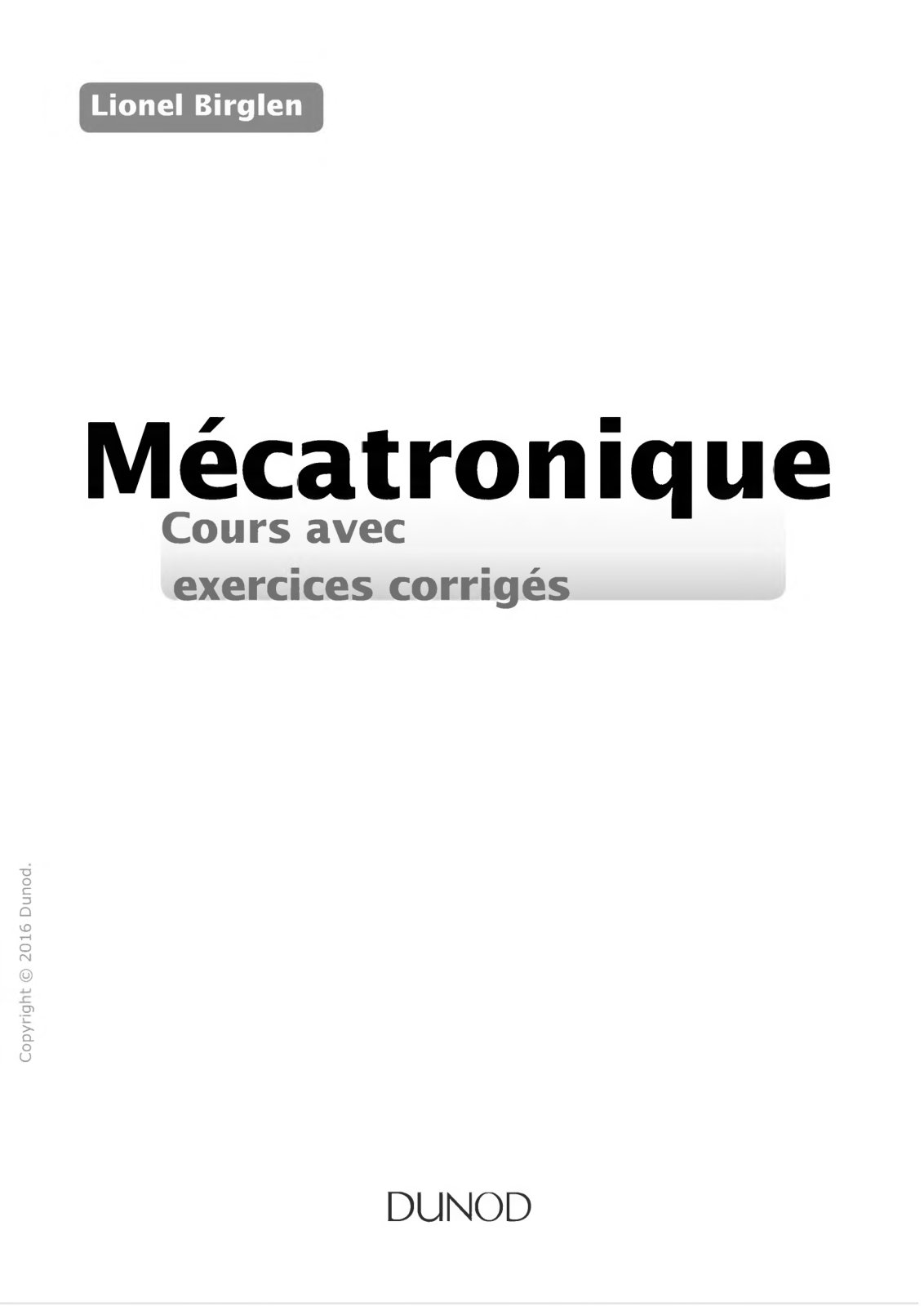 First page of 378383548 Mecatronique Dunod pdf