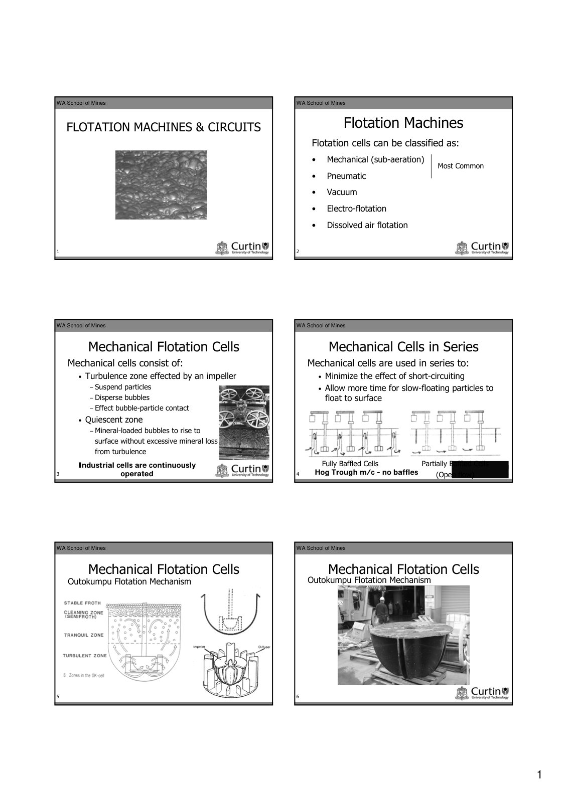 First page of Flotation Machines & Circuits