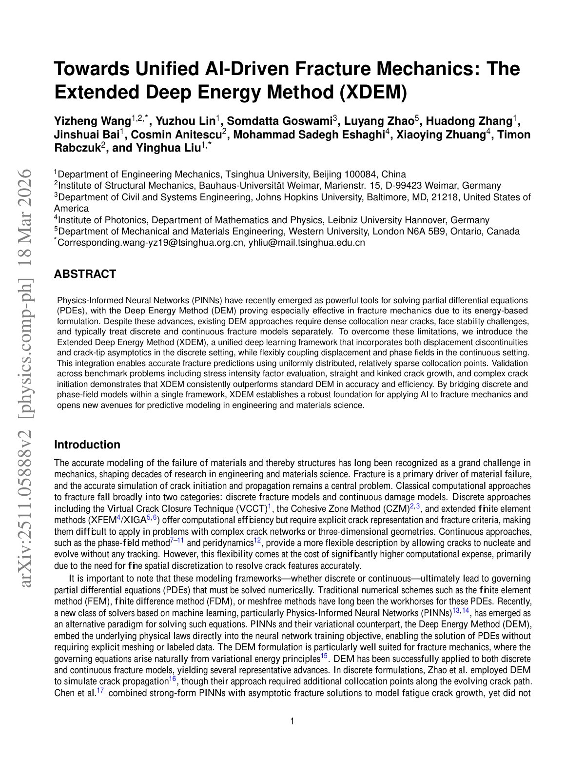 First page of 2025 Wang Extended Deep Energy Fracture