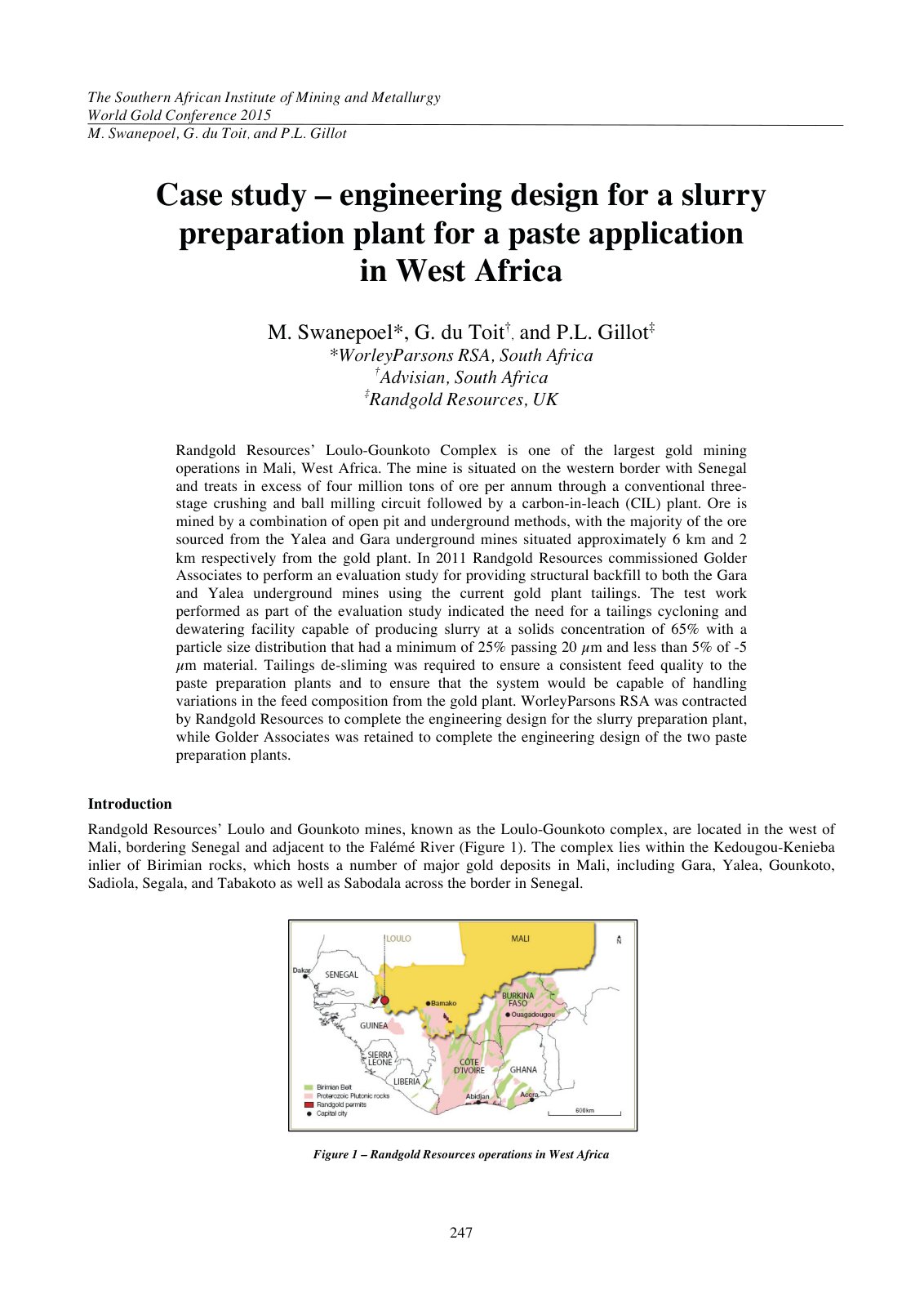 First page of 247 262 WG47 du Toit