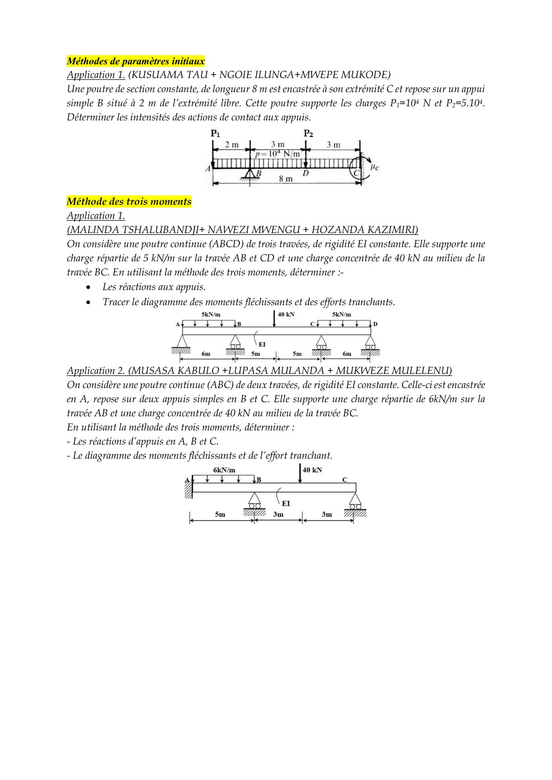 First page of TP retardataire du 26 04 2025