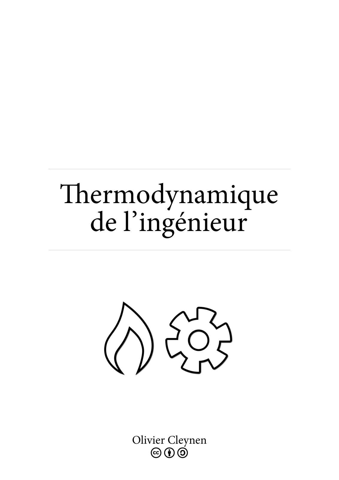 First page of thermodynamique